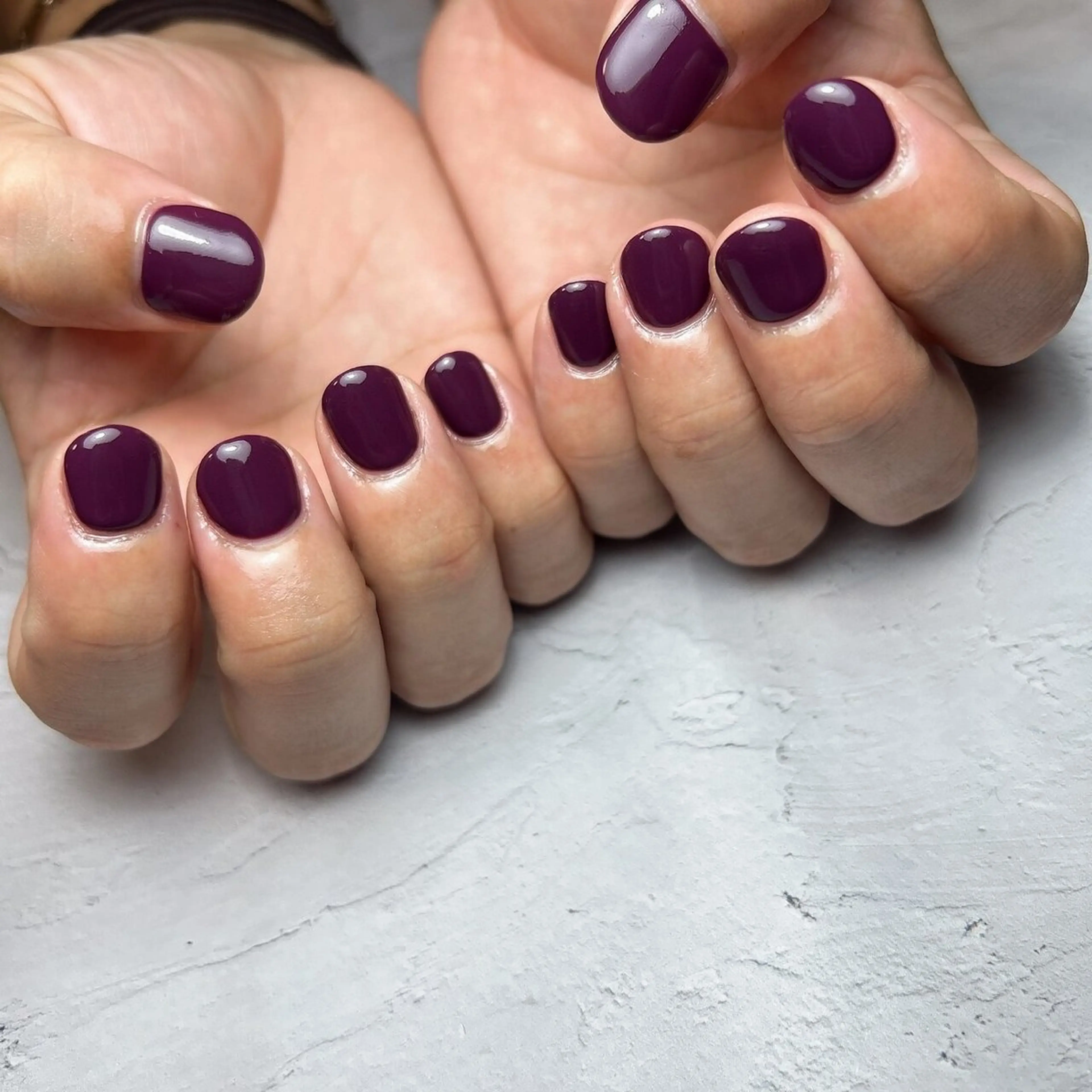 ネイル メンズネイル ワンカラーネイル Li-Fra MIKUのネイルデザイン