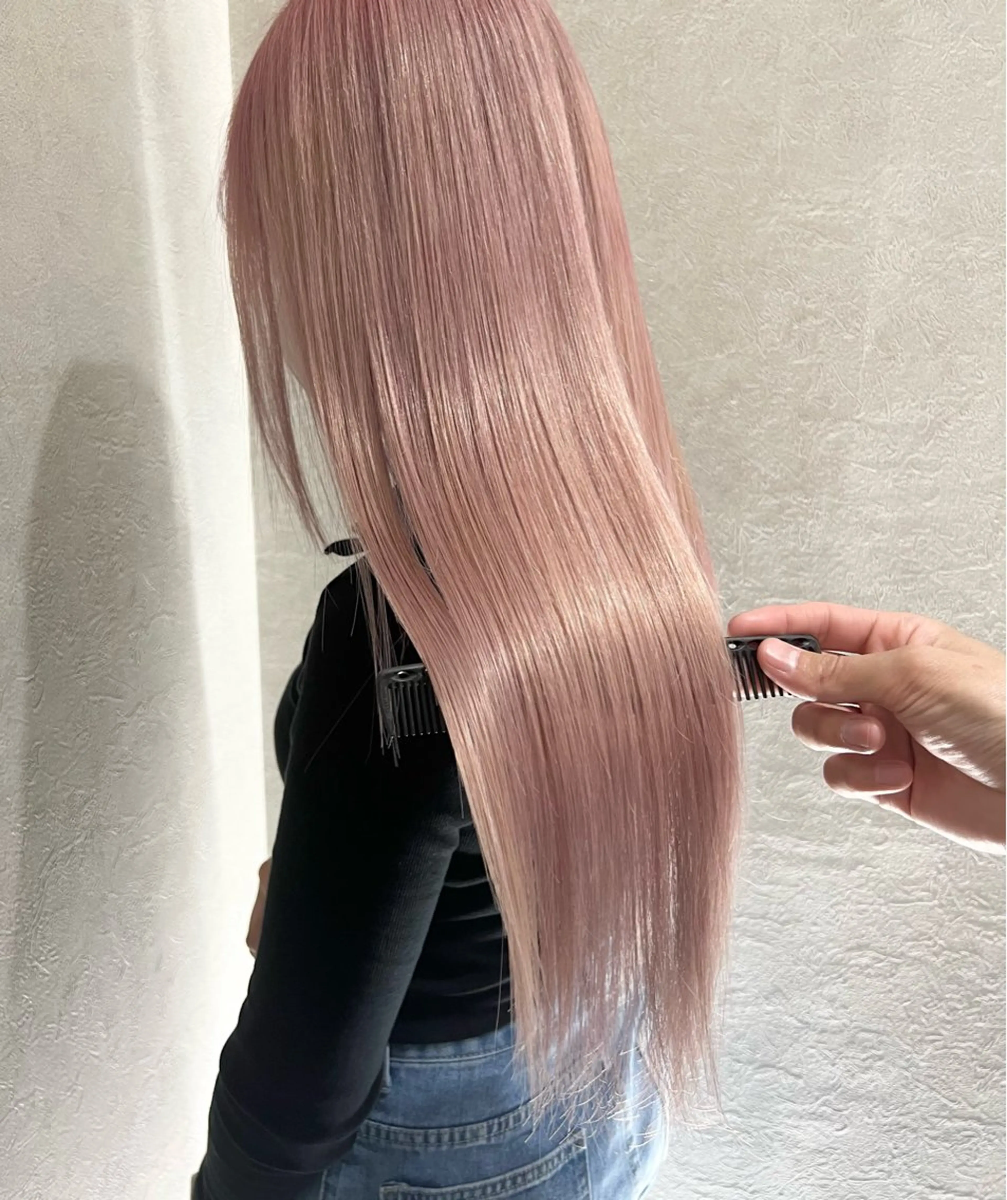 【業界最高峰処理剤付き🎀 ⭐️】プレミアムケアカラー➕艶髪4stepトリートメント🩵🫧✨️の写真