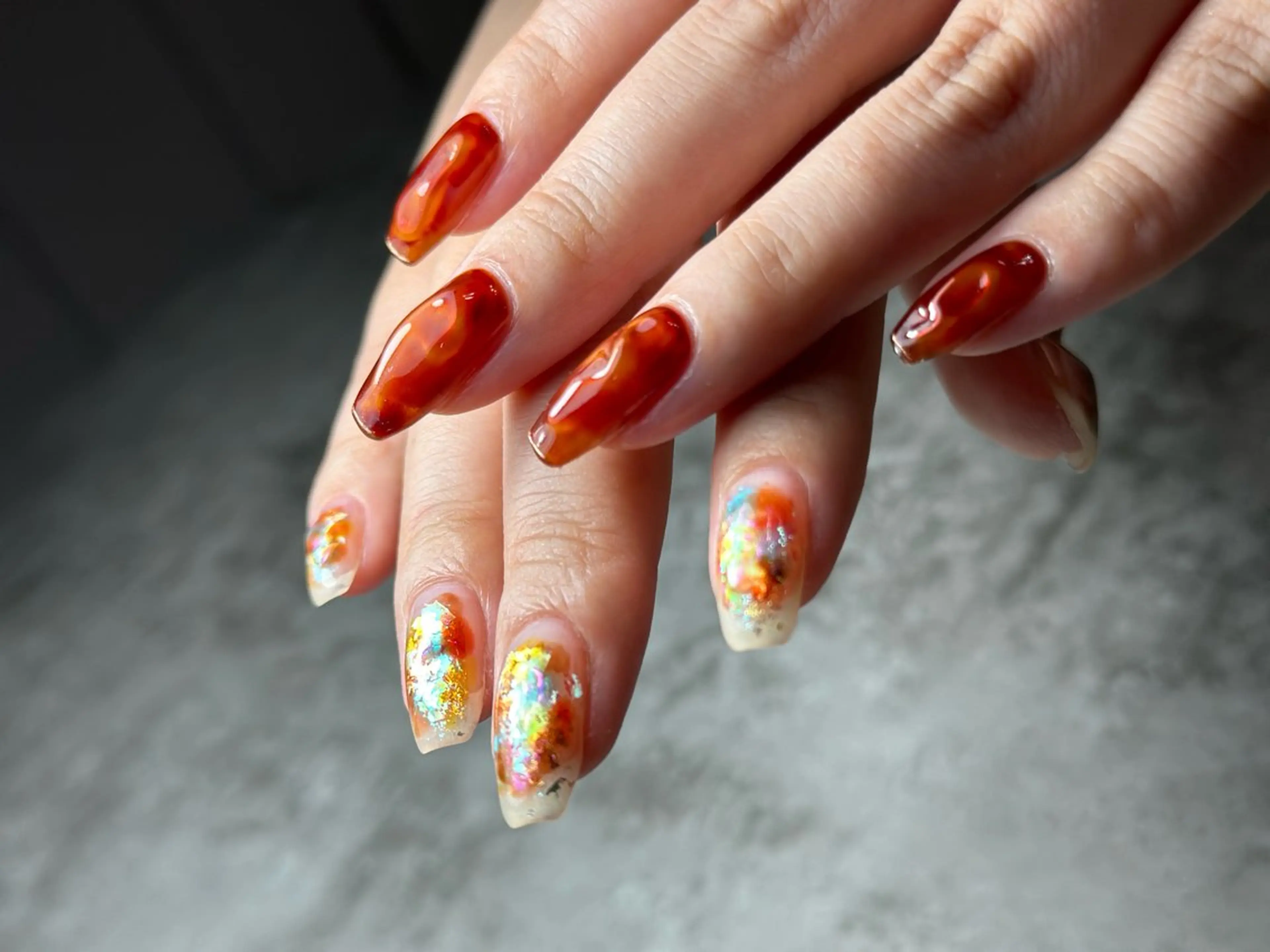 ネイル べっ甲ネイル NAIL'S MODAのネイルデザイン