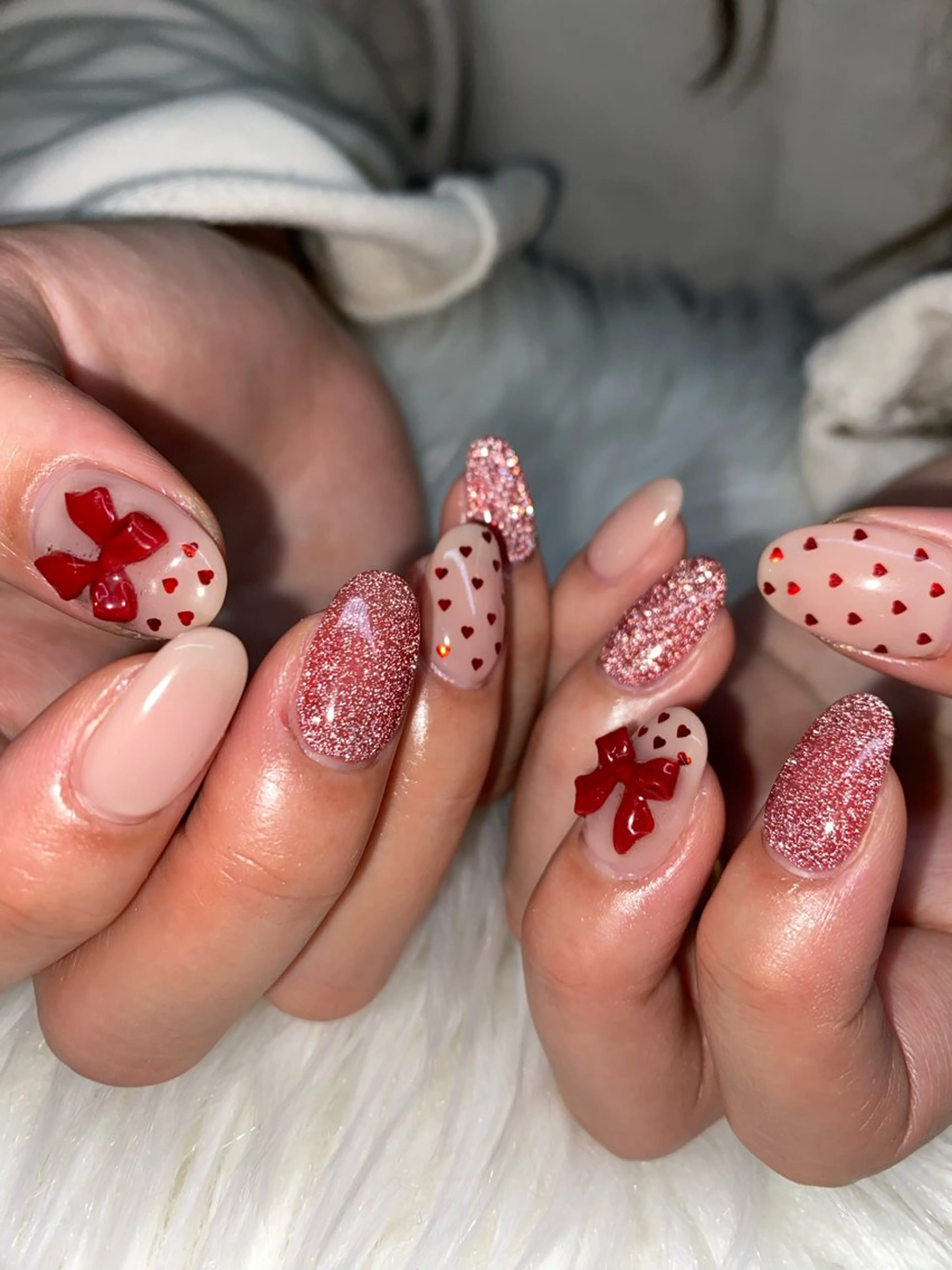 ネイル ハート ハンドネイル ハンドケア RaLa（ネイル&アイラッシュ）所属・🫧RaLa ⭐︎AYAKA🫧のネイルデザイン