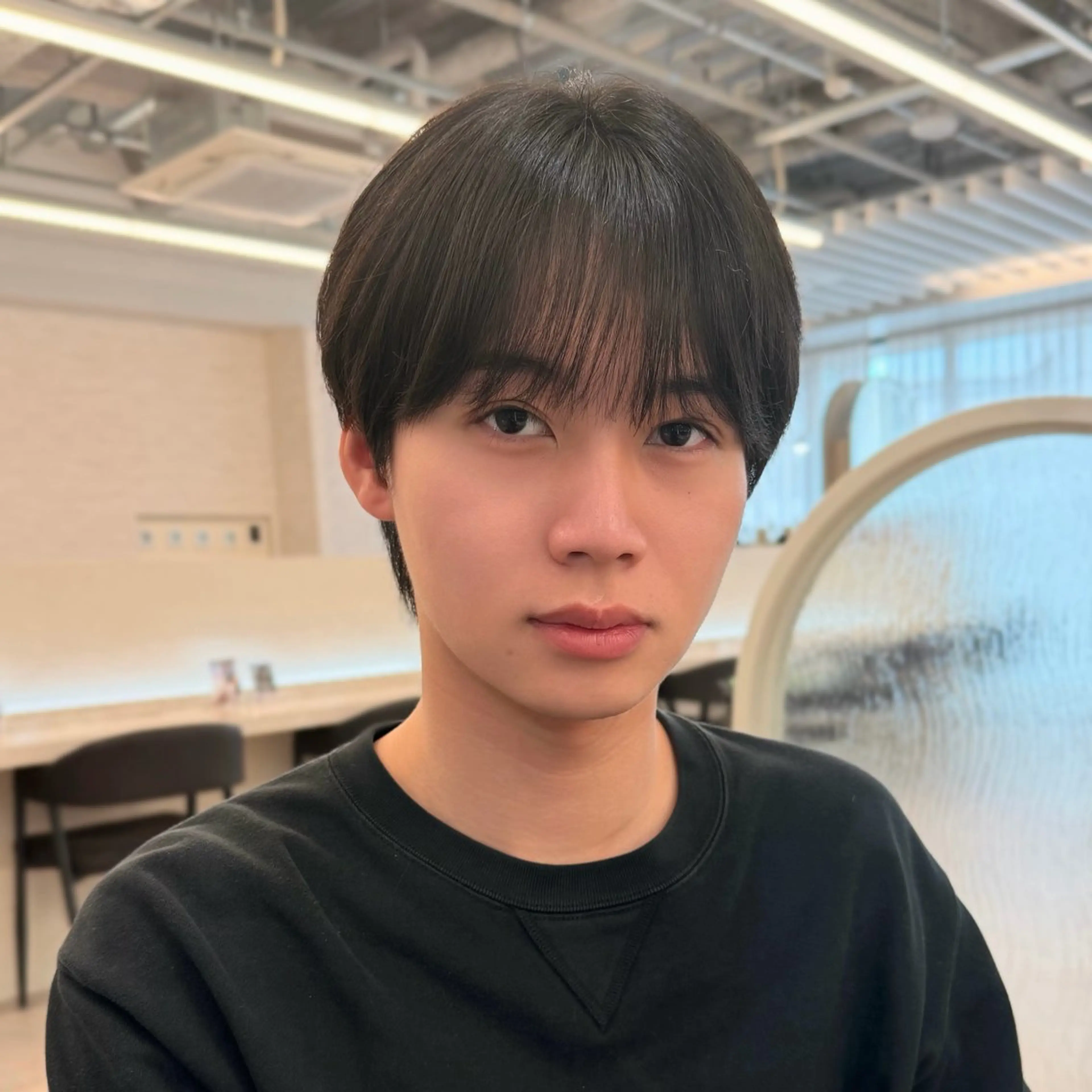 パーマ メンズ メンズ韓国風 カット パーマ 縮毛矯正 韓国メンズヘア☆ 韓国ボブYUTOのヘアスタイル