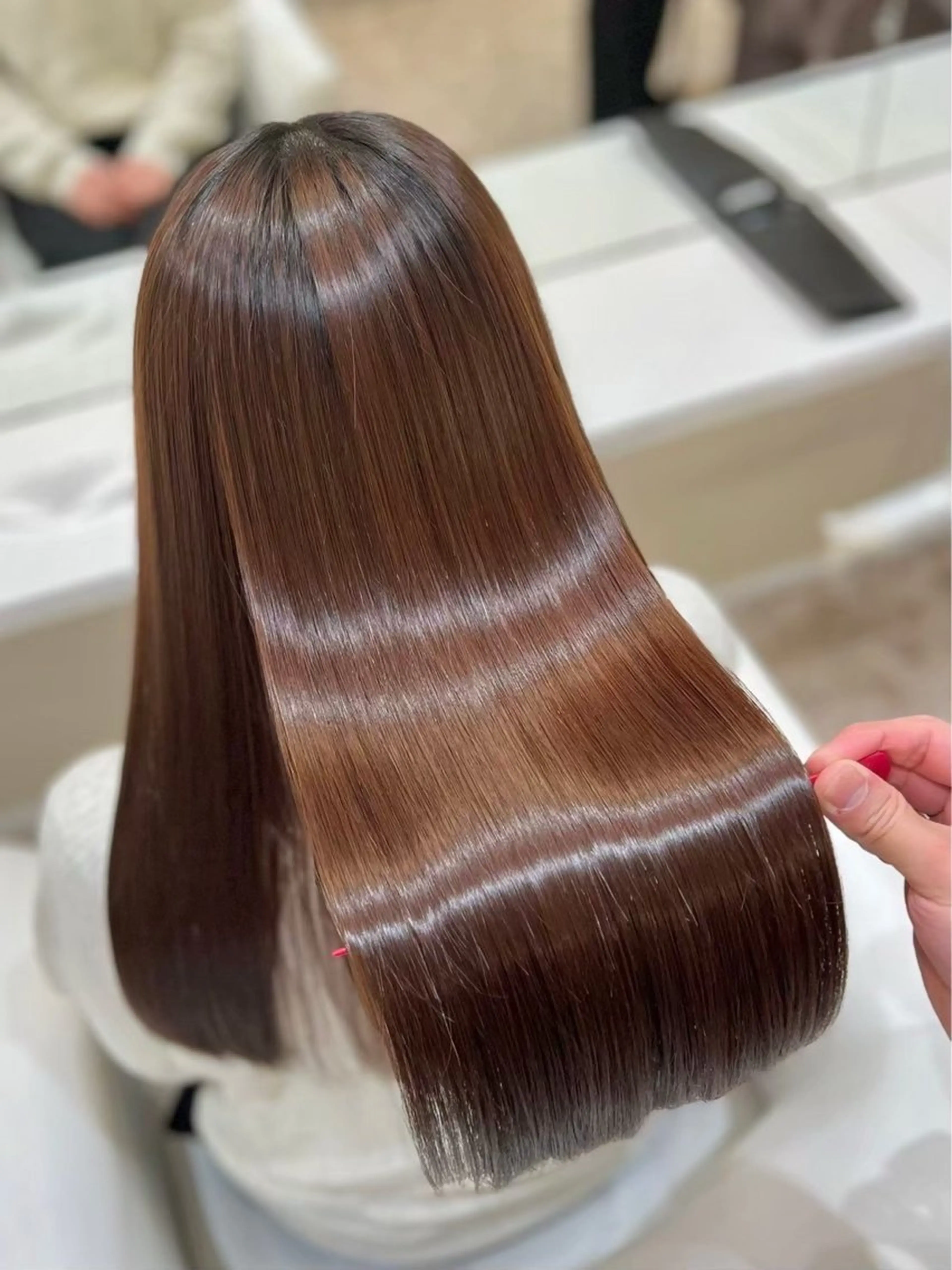 🌹縮毛矯正.カット高級トリートメント🌹綺麗にまとまる髪の毛に✨の写真