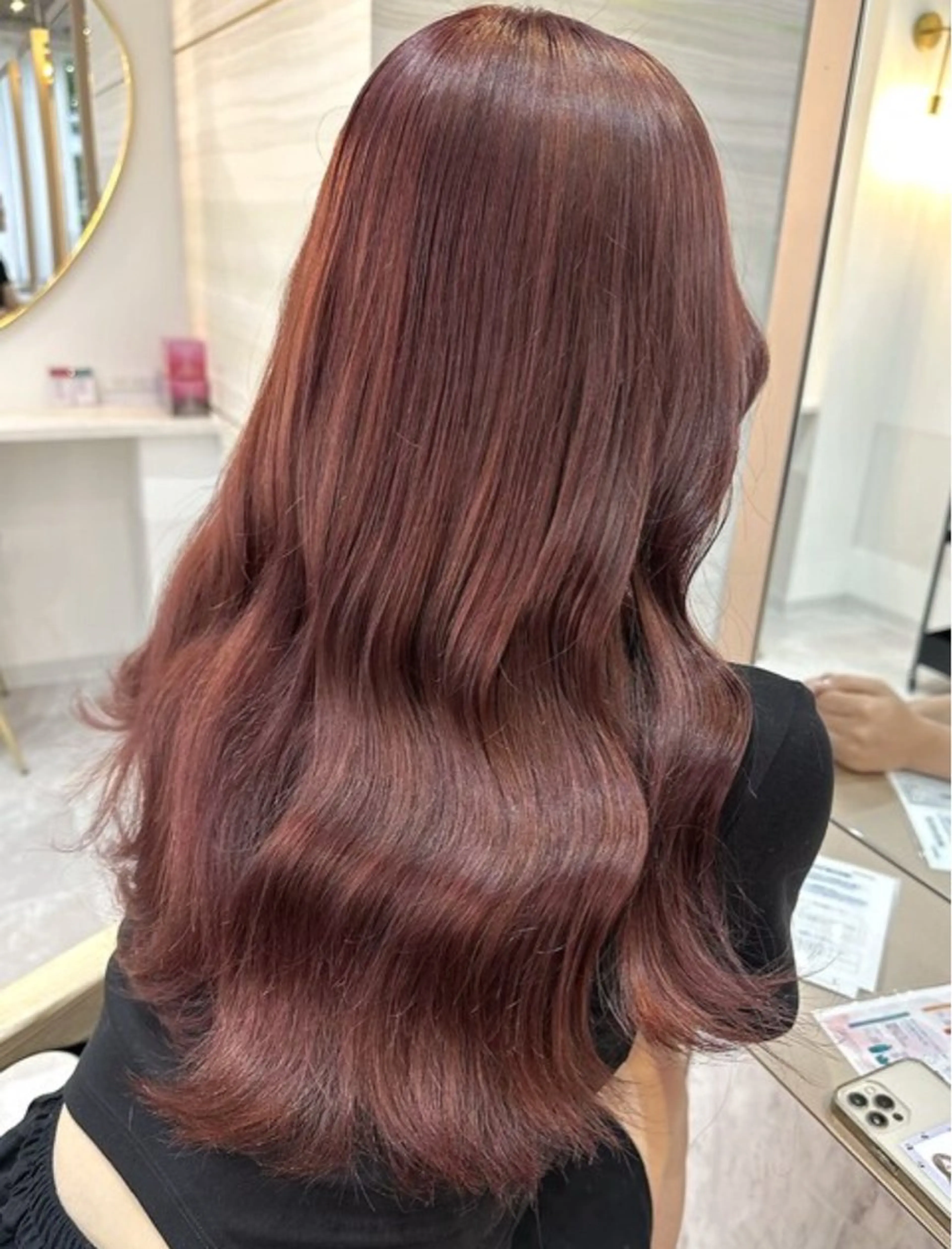 ロング 💘Kurea💘 艶髪/韓国/暗髪のヘアスタイル