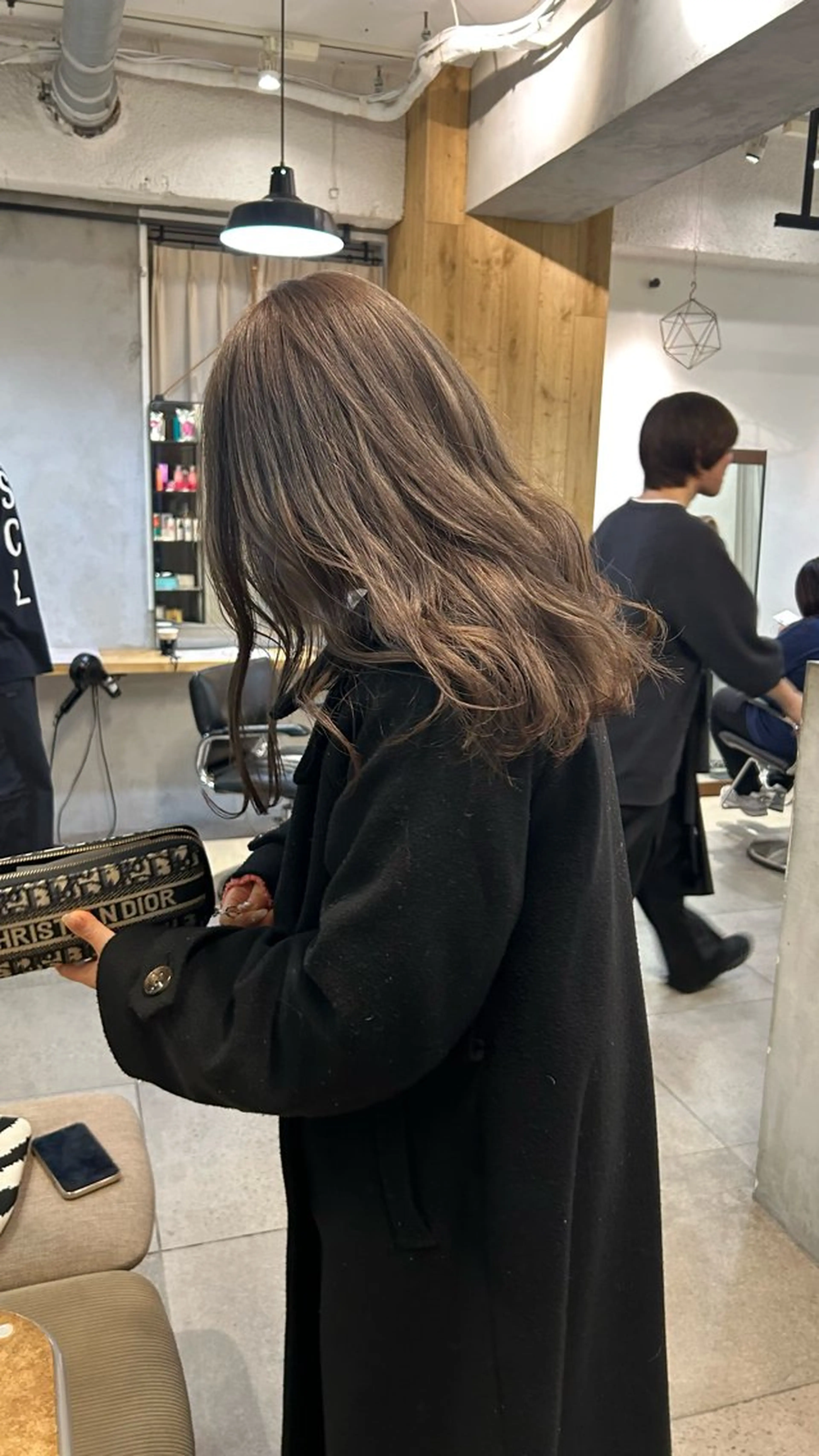 ミディアム カラー ヘアカラー トリートメント じゅわっと暖色カラー 🍊Moemiのヘアスタイル