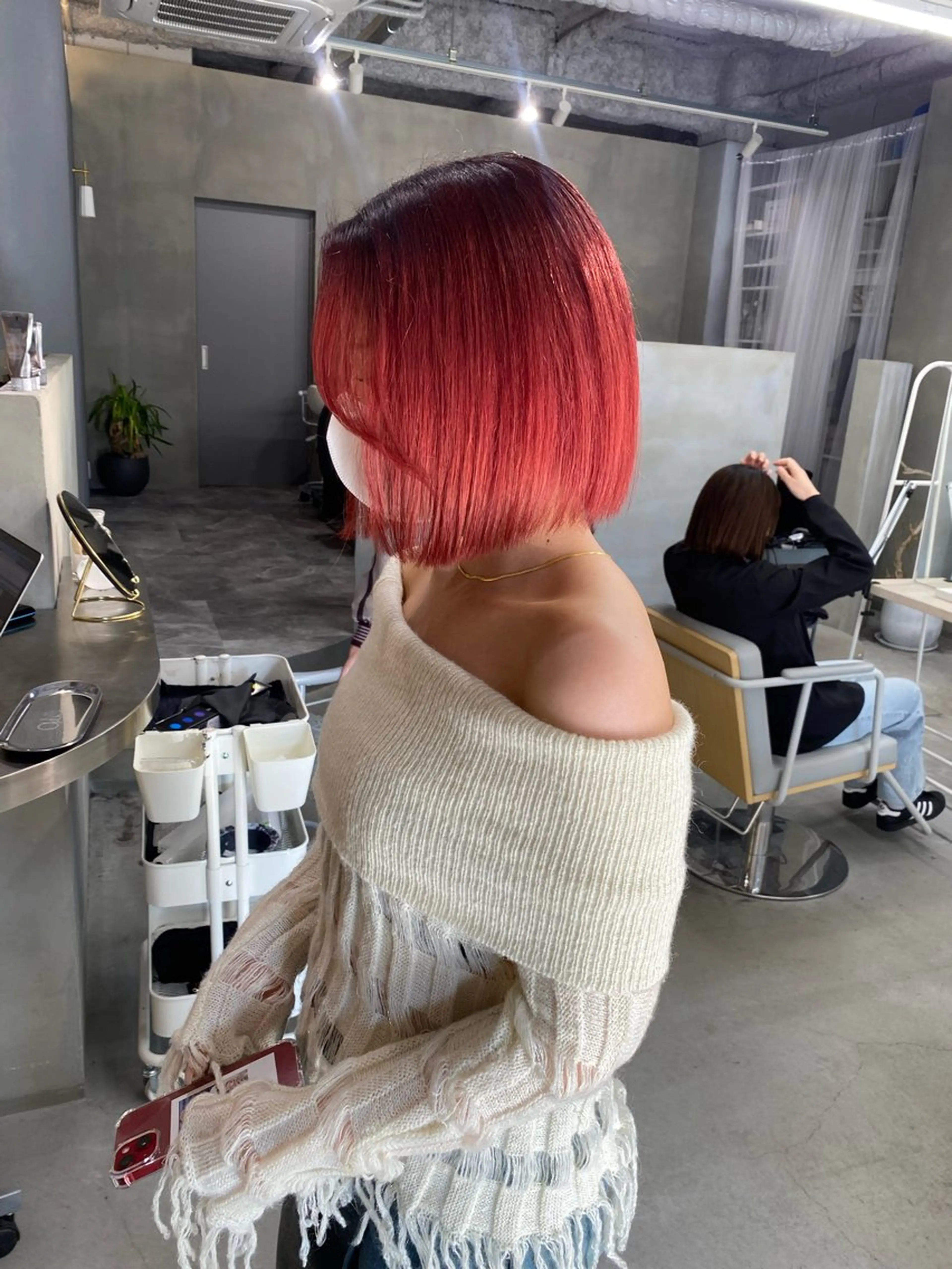 ショート カラー ブリーチ カット ヘアカラー トリートメント qulim所属・前橋 姫奈のヘアスタイル