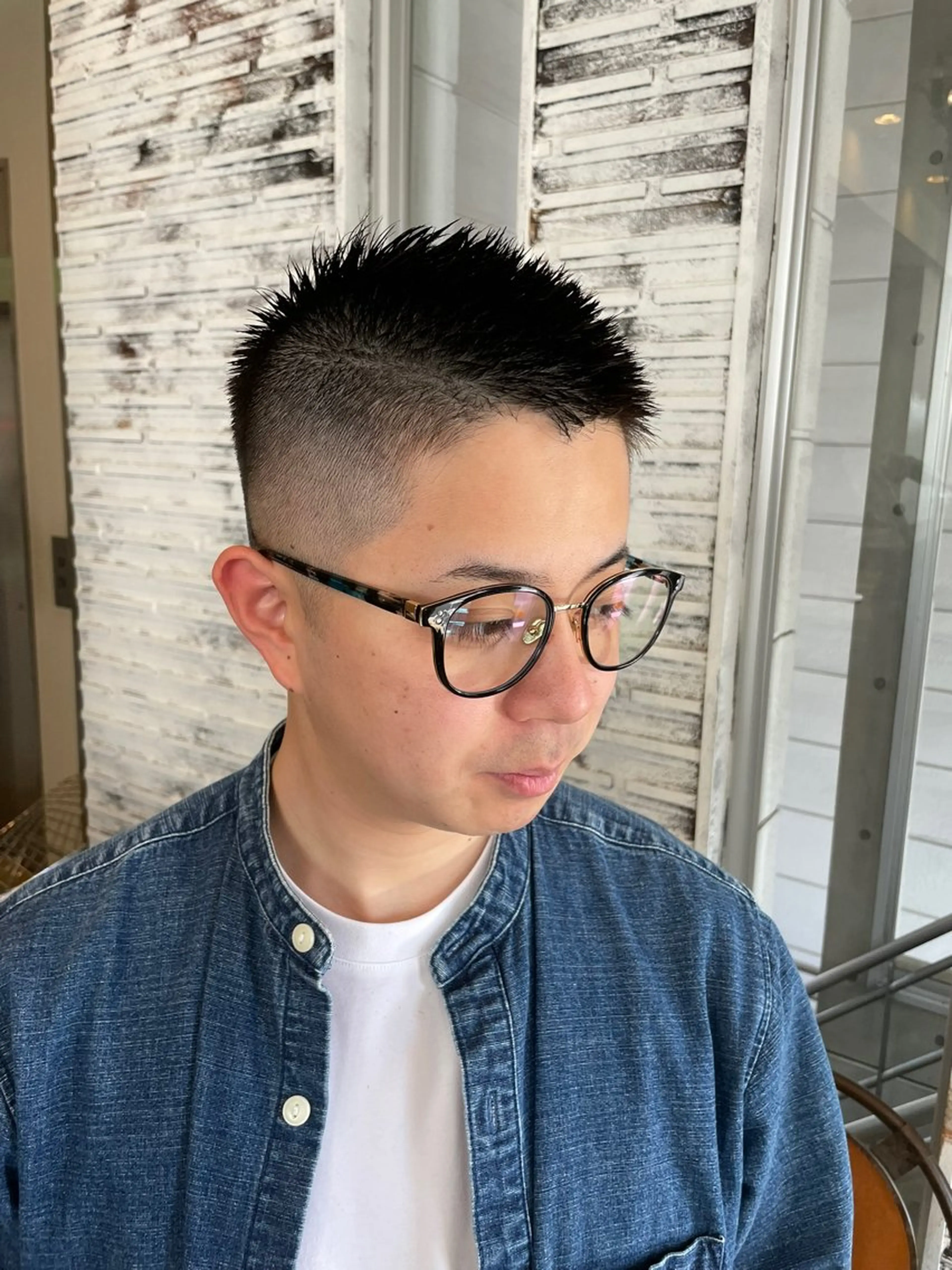 ショート メンズ パーマ特化 motooのヘアスタイル