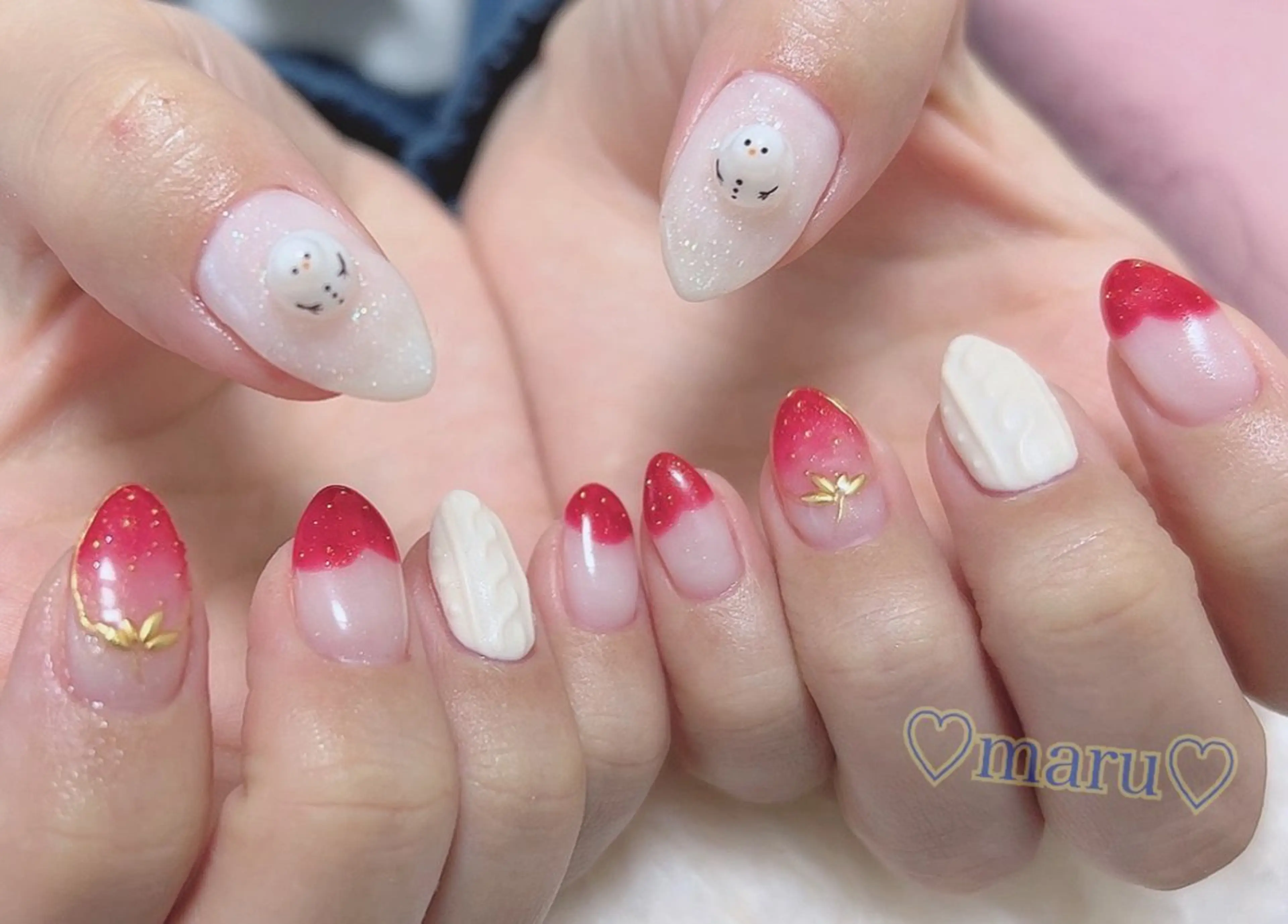 ネイル ハンドネイル フットネイル まるみ ♡のネイルデザイン