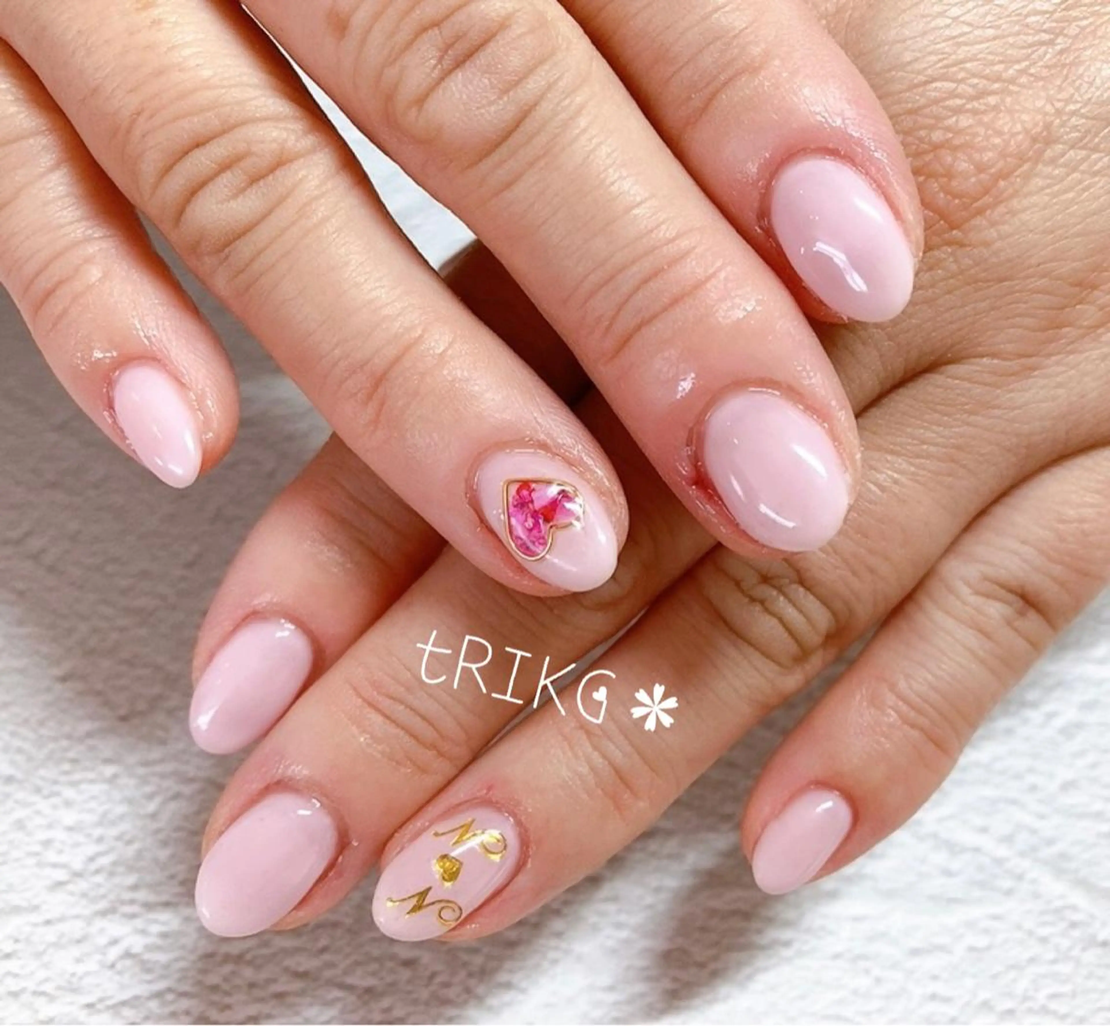 ネイル ハンドネイル tRING＊ しいの木台のネイルデザイン