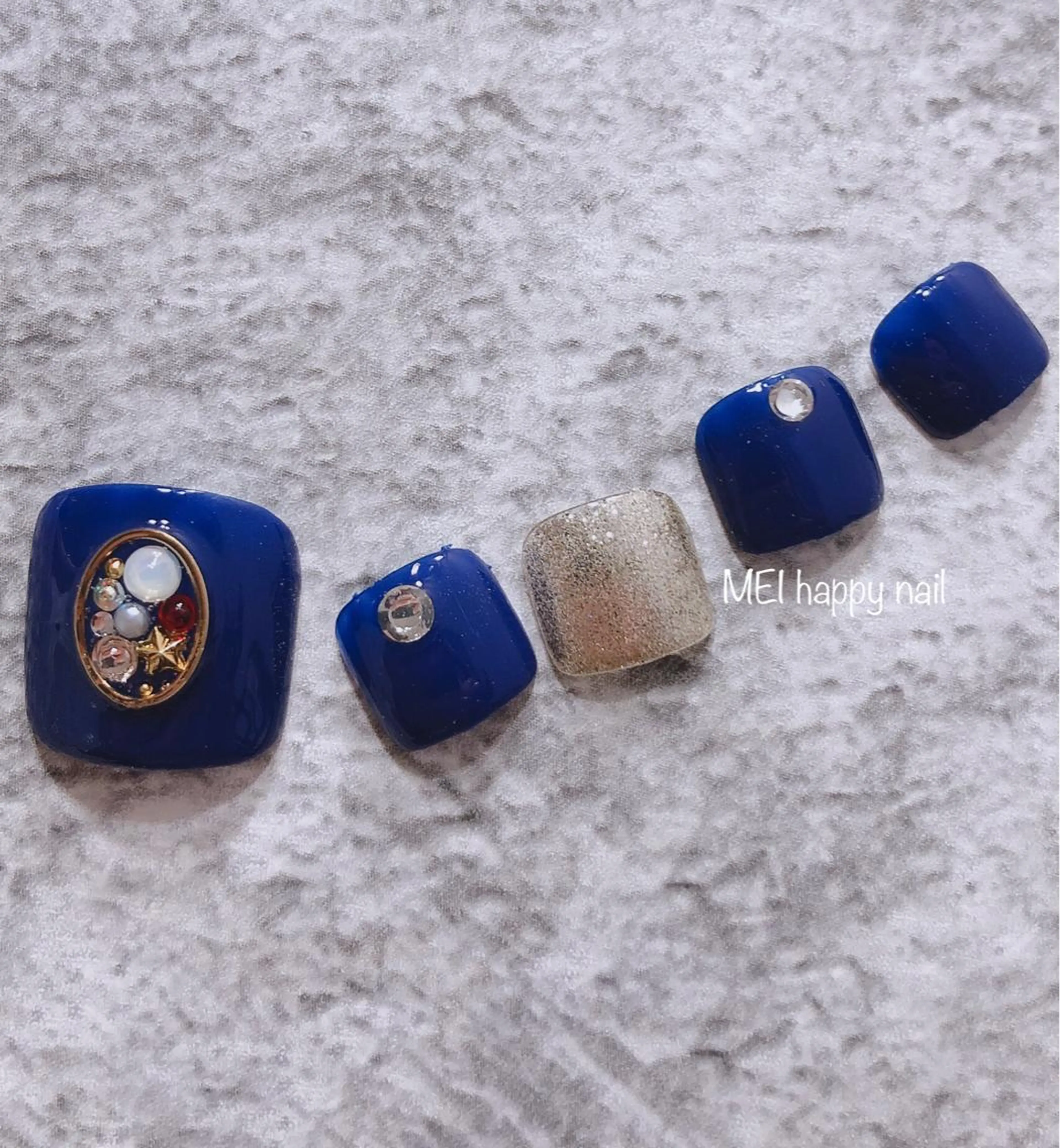 ネイル 持ち込み 北浦和 自爪育成ケアのネイルデザイン