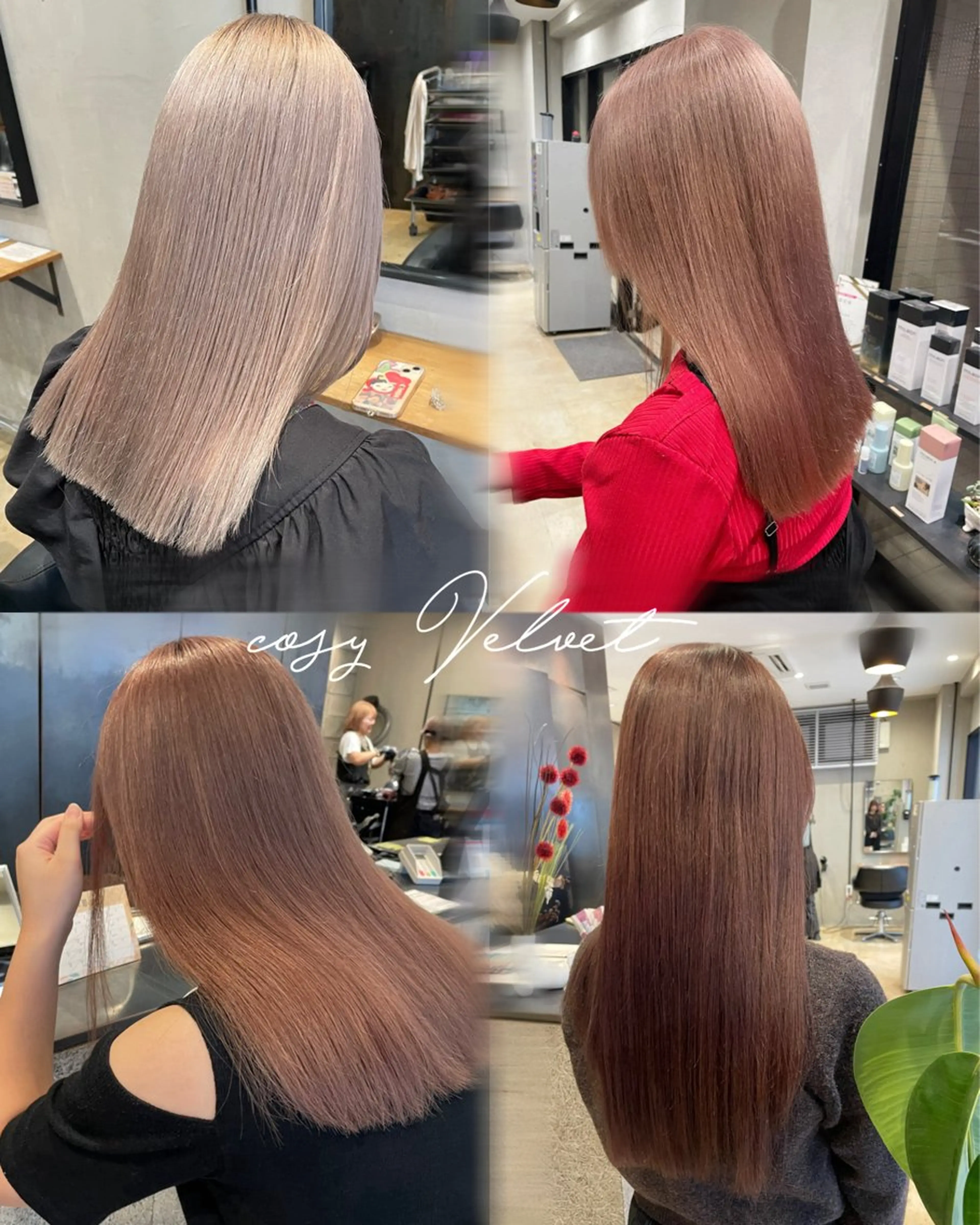 🌿透明感カラー🌿(ブリーチあり)＋トリートメントの写真