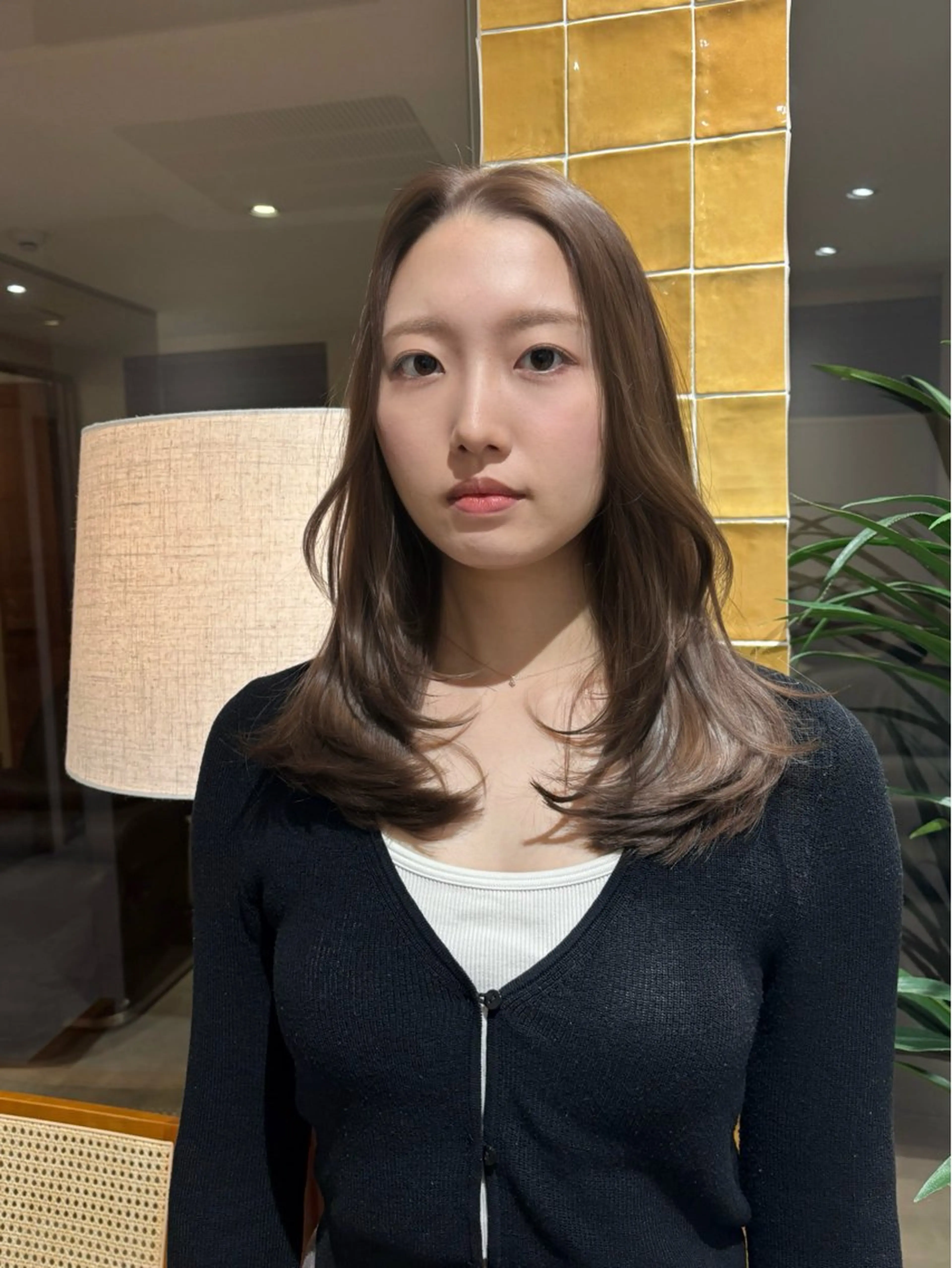 セミロング カラー カット ヘアカラー トリートメント 透明感✨女性特化💙 chihiroのヘアスタイル