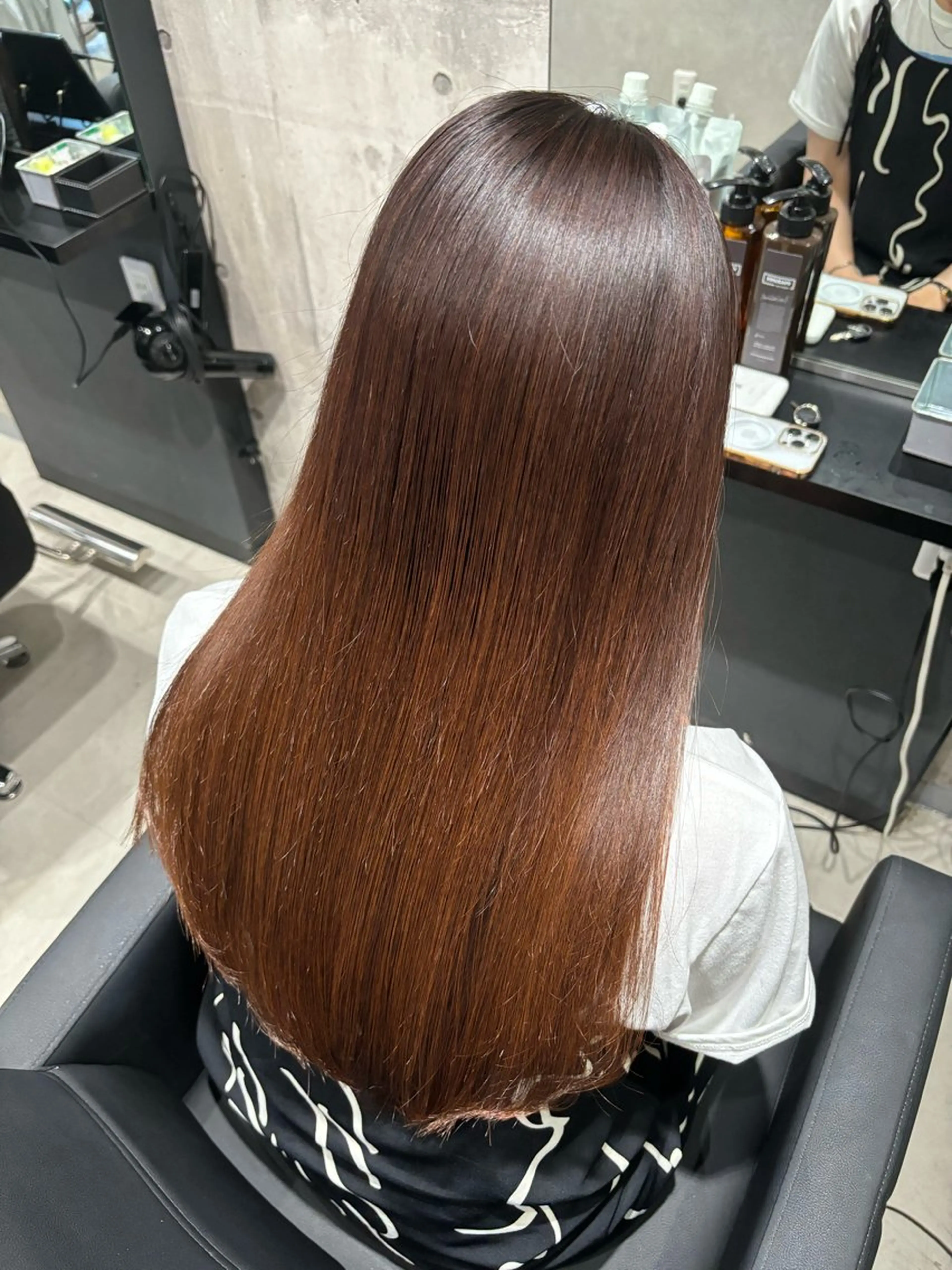 ロング 髪質改善 酸性ストレート _white【京橋店】所属・_WHITE / KENTOのヘアスタイル