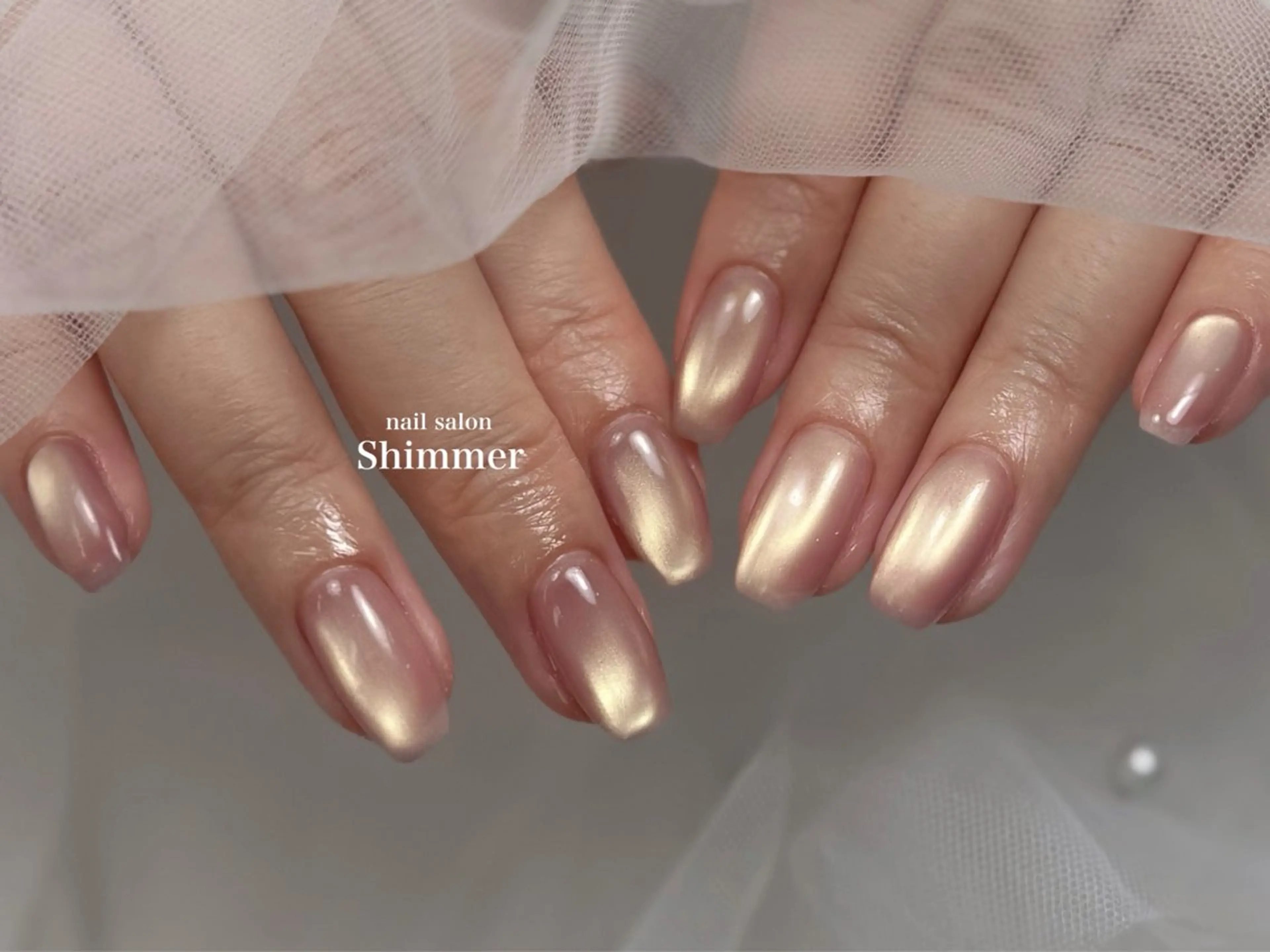 ネイル ハンドネイル Shimmer Risaのネイルデザイン
