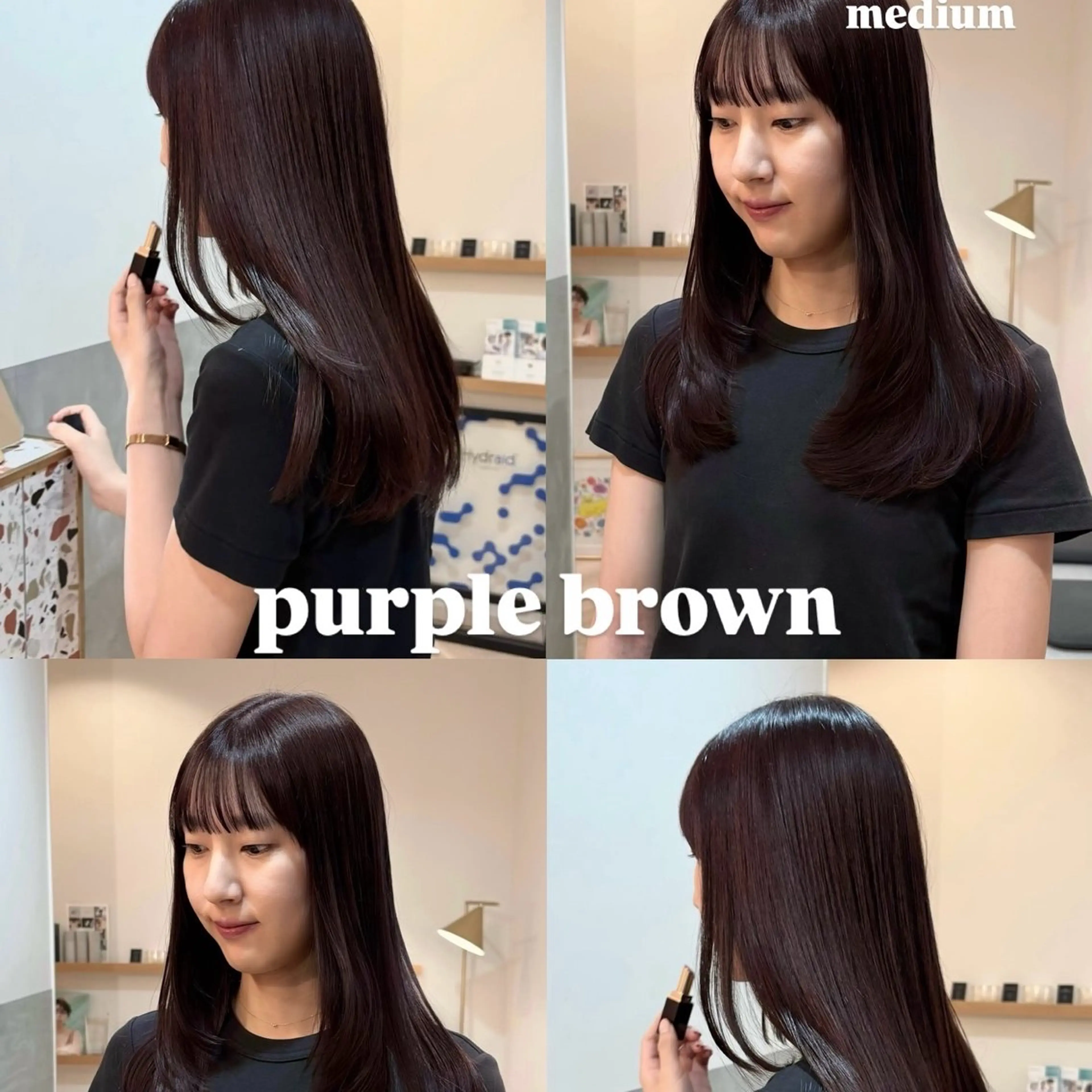 ミディアム 似合わせ/透明感 /レイヤー/りほ🤍のヘアスタイル