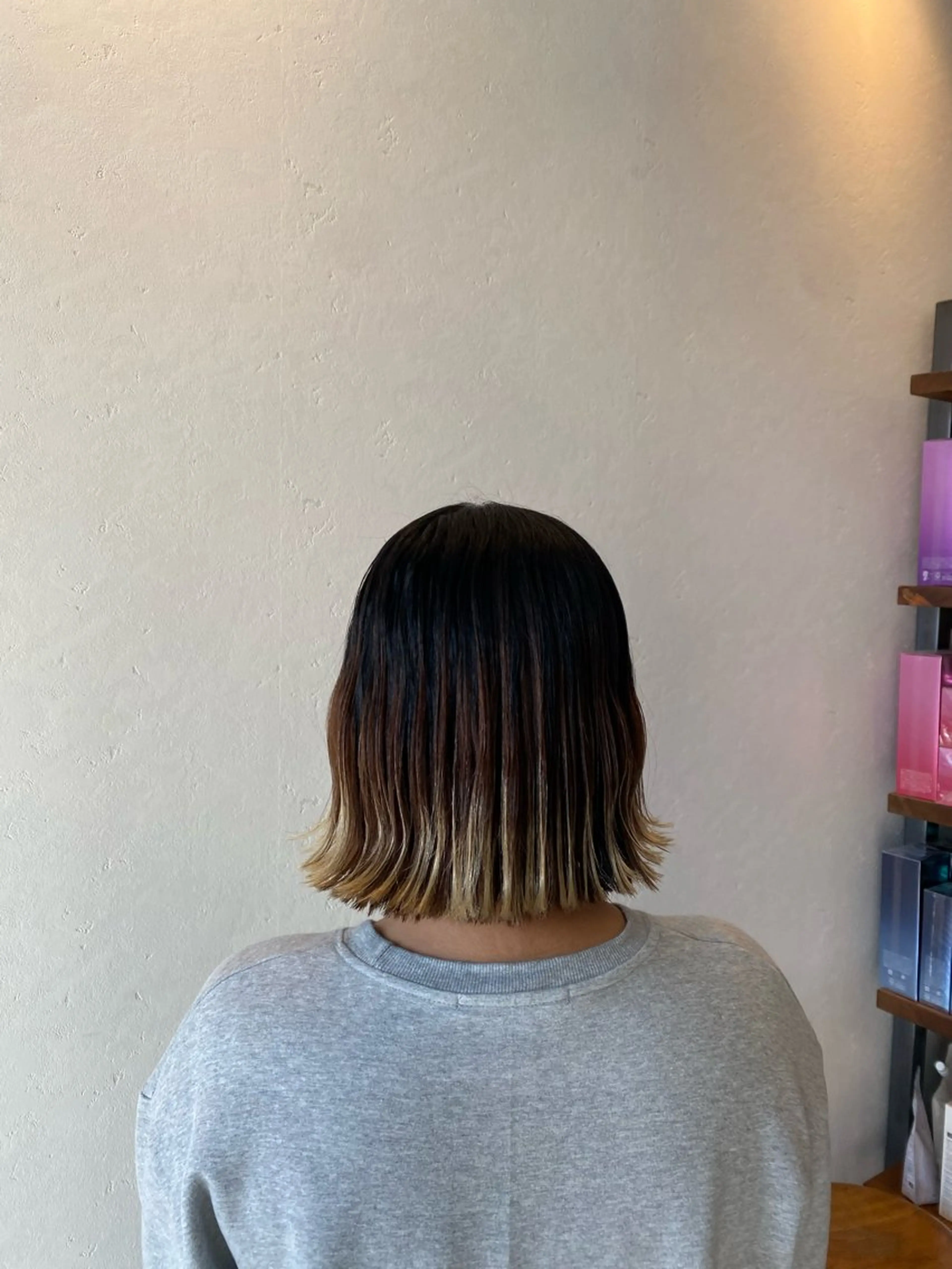 ミディアム トリートメント カット トリートメント 希優🌺ソムリエ /ブリーチ/カットのヘアスタイル