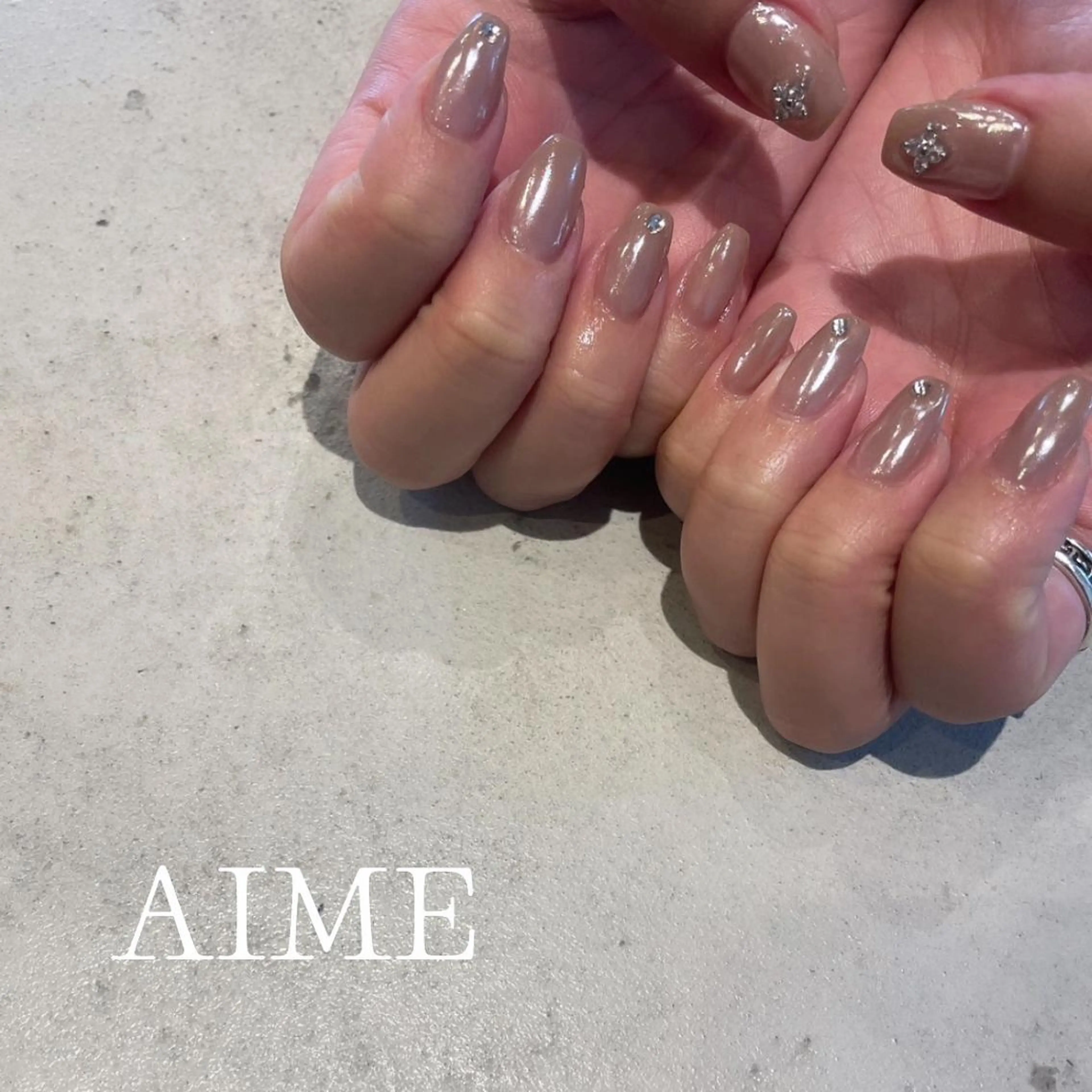 ネイル アートネイル ハンドネイル AIME （momo）のネイルデザイン