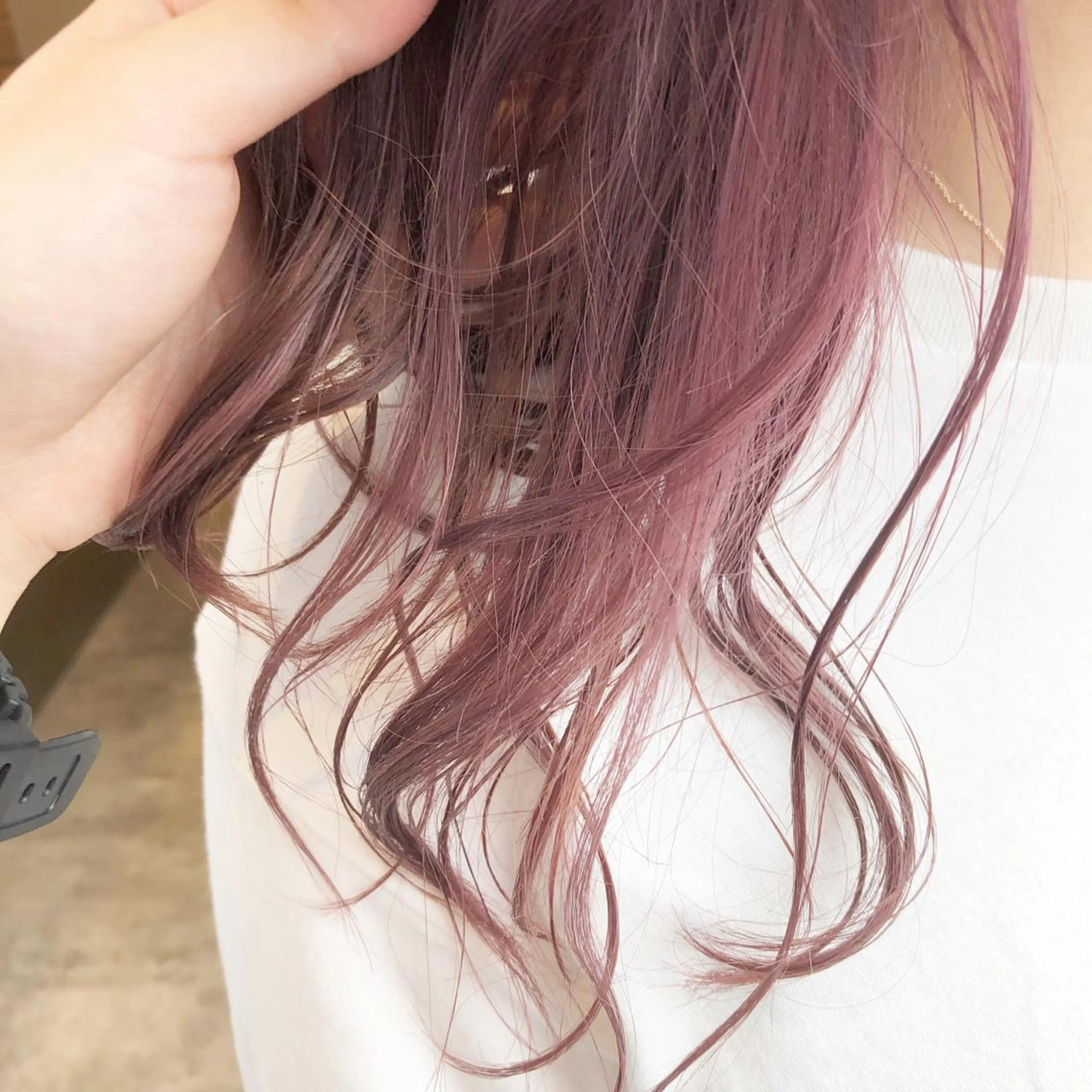 ロング カラー ヘアアレンジ 吉野 優子のマツエク・マツパデザイン