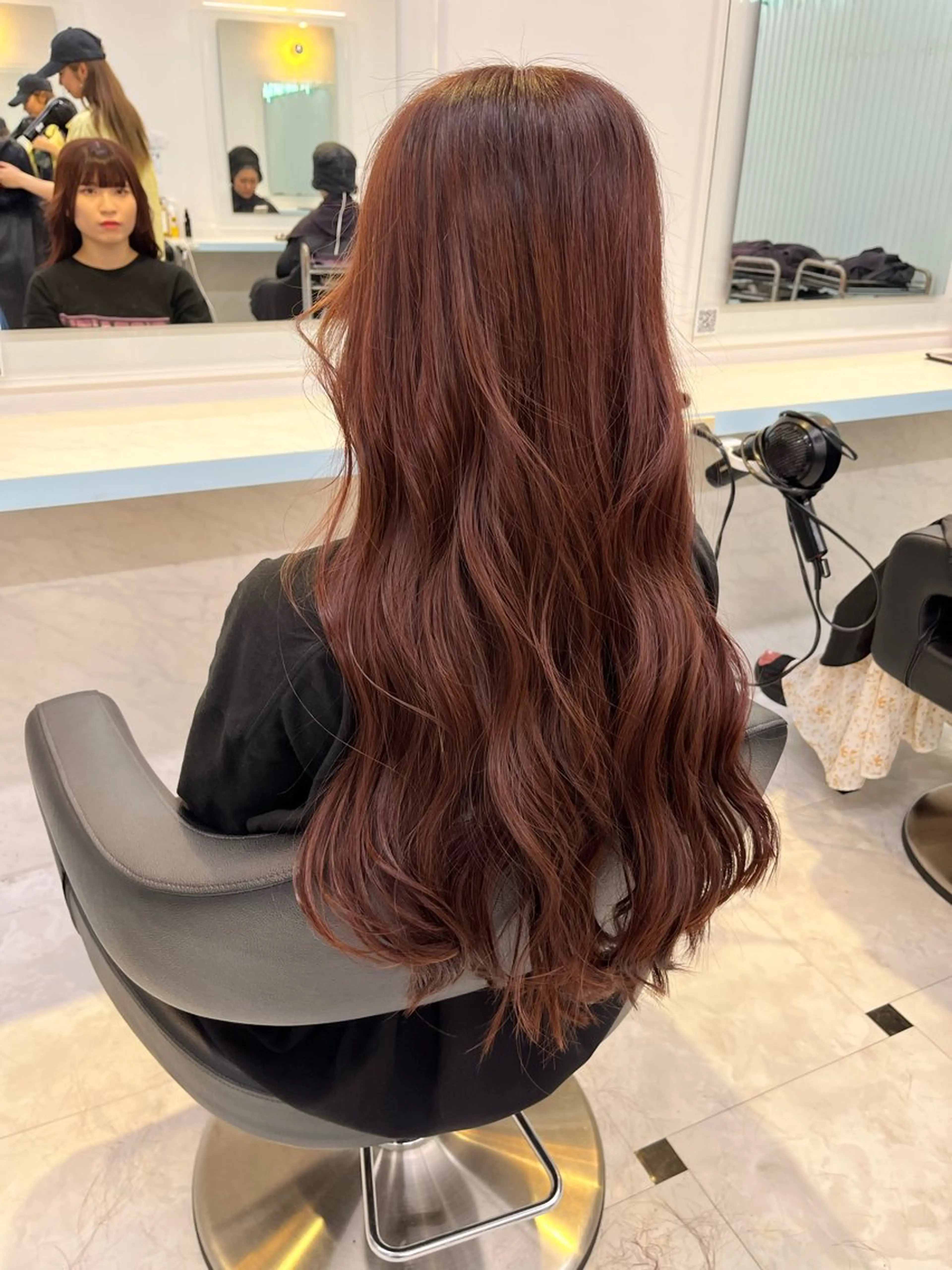 セミロング カラー ヘアアレンジ 愛されカラー🩷 はるなのヘアスタイル