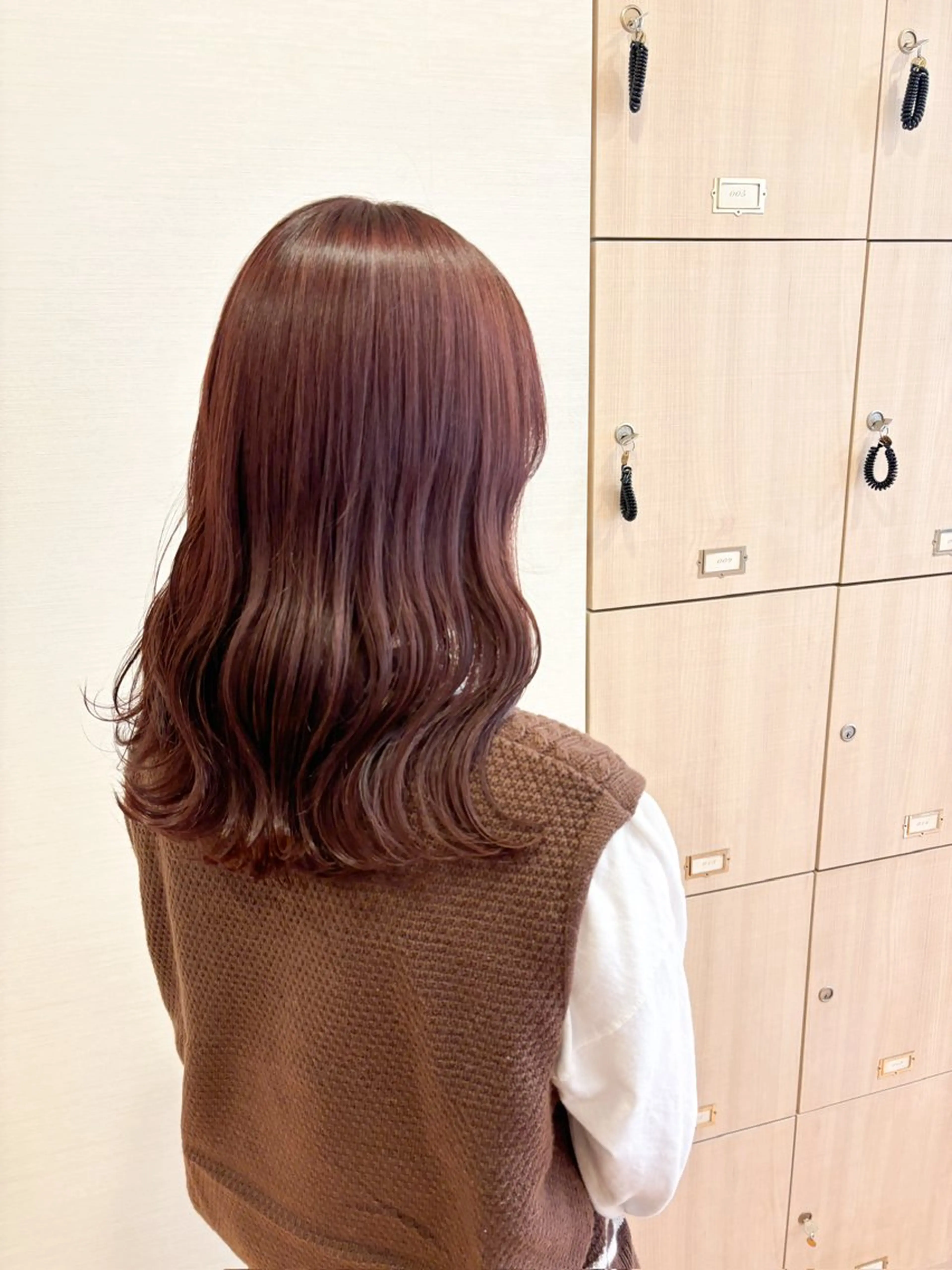 ロング ピンクブラウン 【PDfino大通】 サクラ.のヘアスタイル