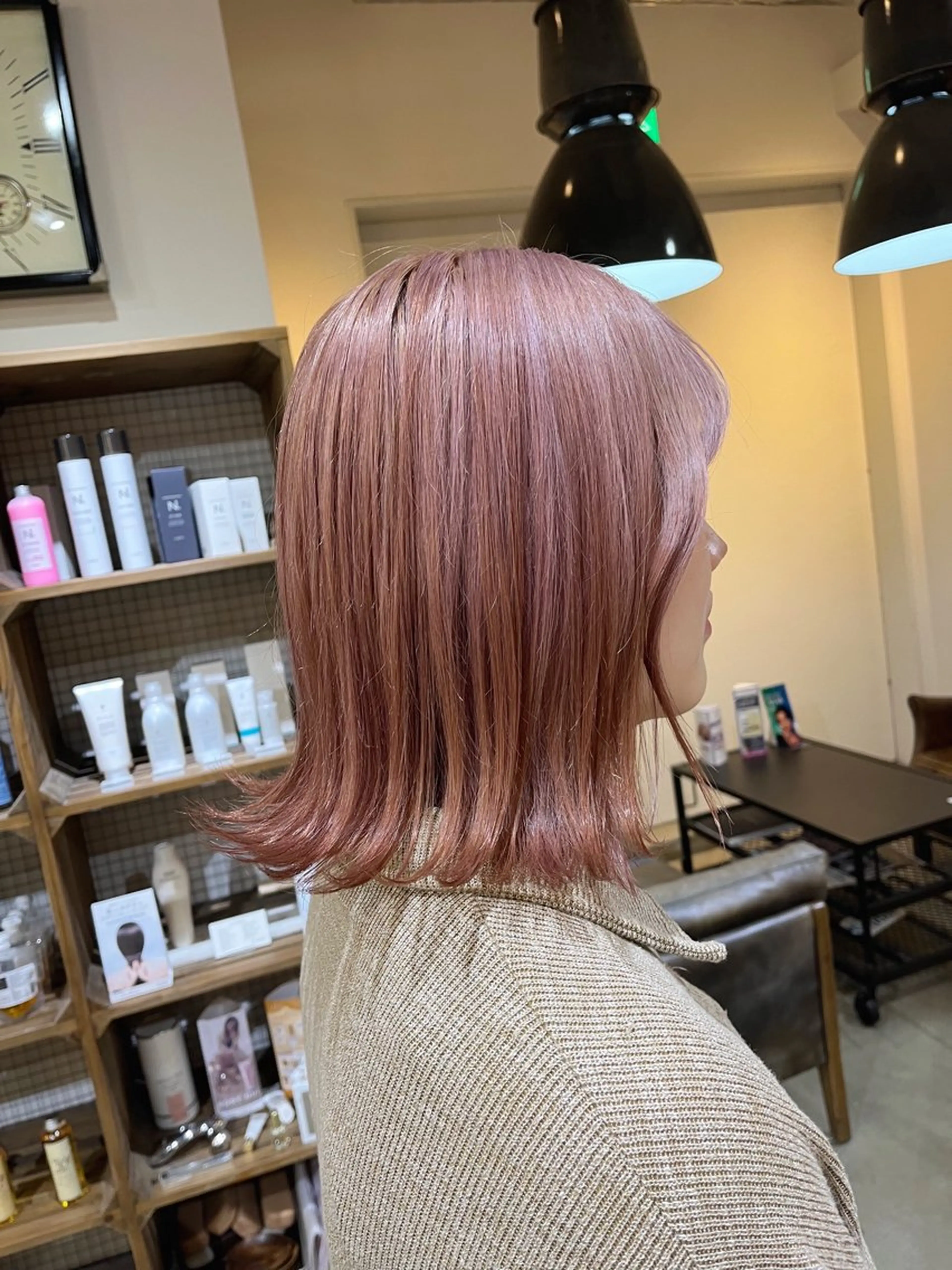 ミディアム 中津/梅田/赤み消し /髪質改善/愛芽のヘアスタイル