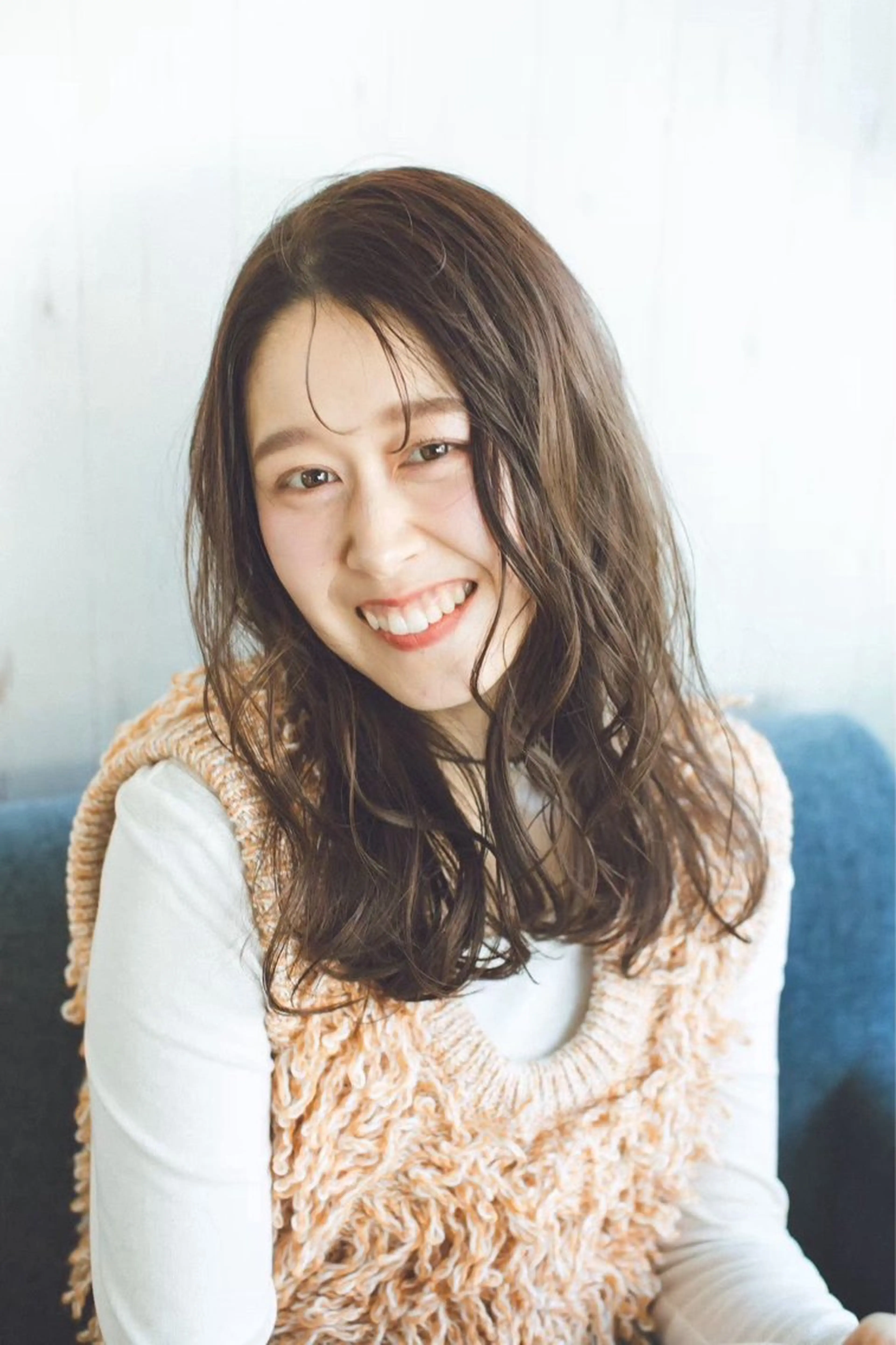 セミロング カラー パーマ ヘアアレンジ ショートボブ セミロングパーマ ブリーチ ケアブリーチ ダブルカラー カット ヘアカラー トリートメント misa🫧ナチュラ ル縮毛矯正/髪質改善のヘアスタイル