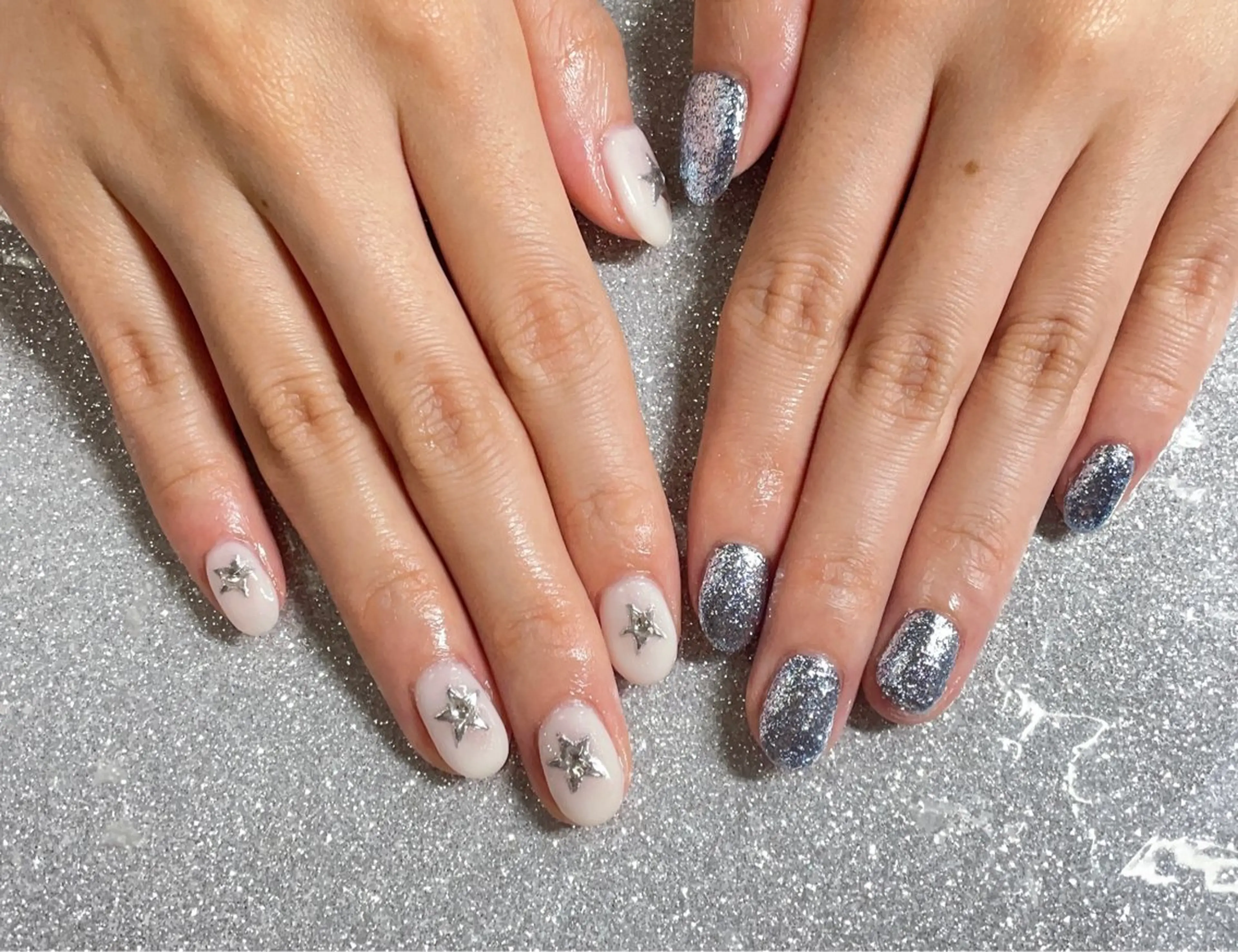 ネイル ハンドネイル VIERU 🌈🎀💖のネイルデザイン