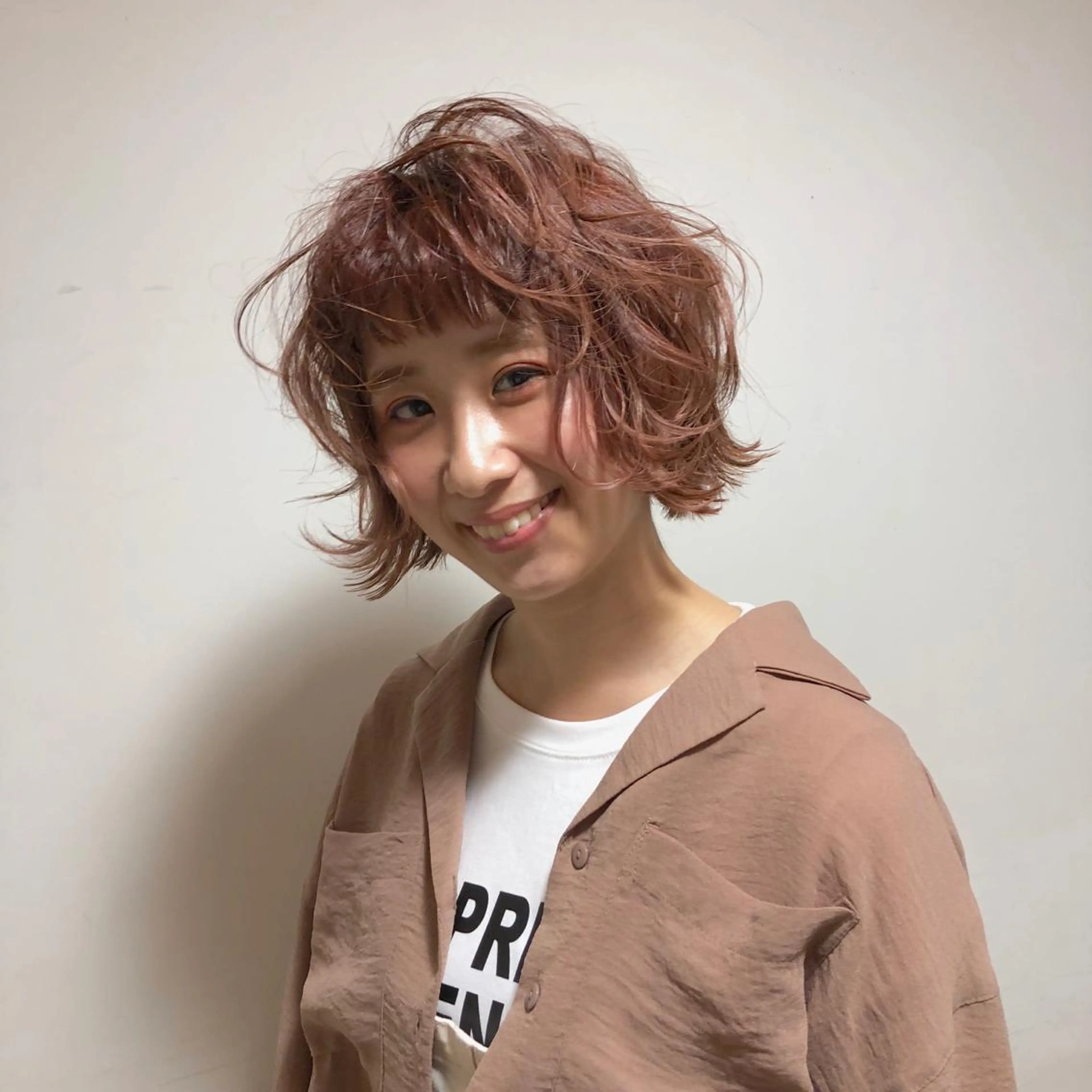 ショート カラー アッシュ カット ヘアカラー トリートメント 韓国hair ·͜· watanabeのヘアスタイル