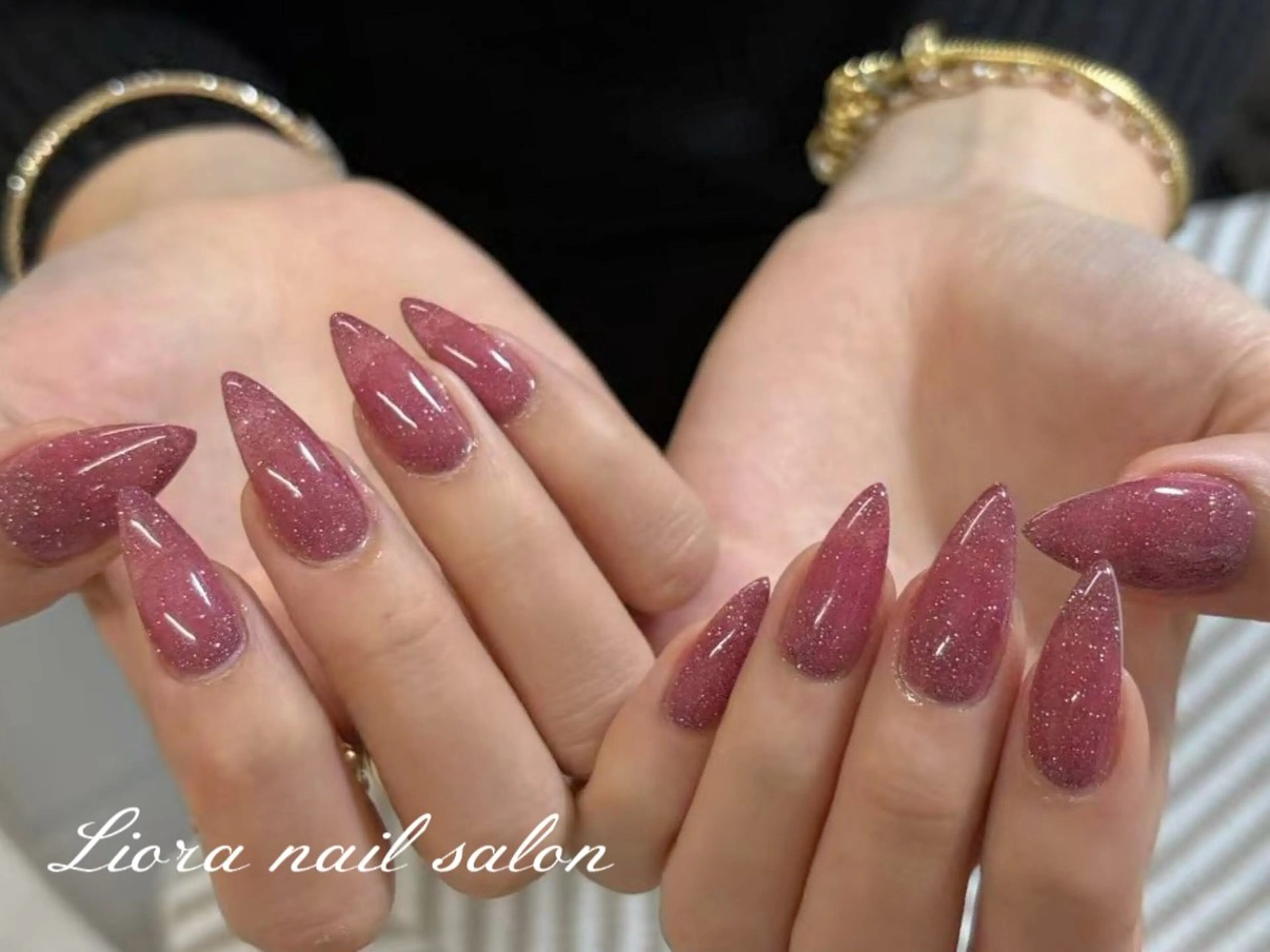 ネイル チークネイル フットネイル フレンチネイル ジェルネイル ガーリー ハンドネイル Liora nail 2のネイルデザイン