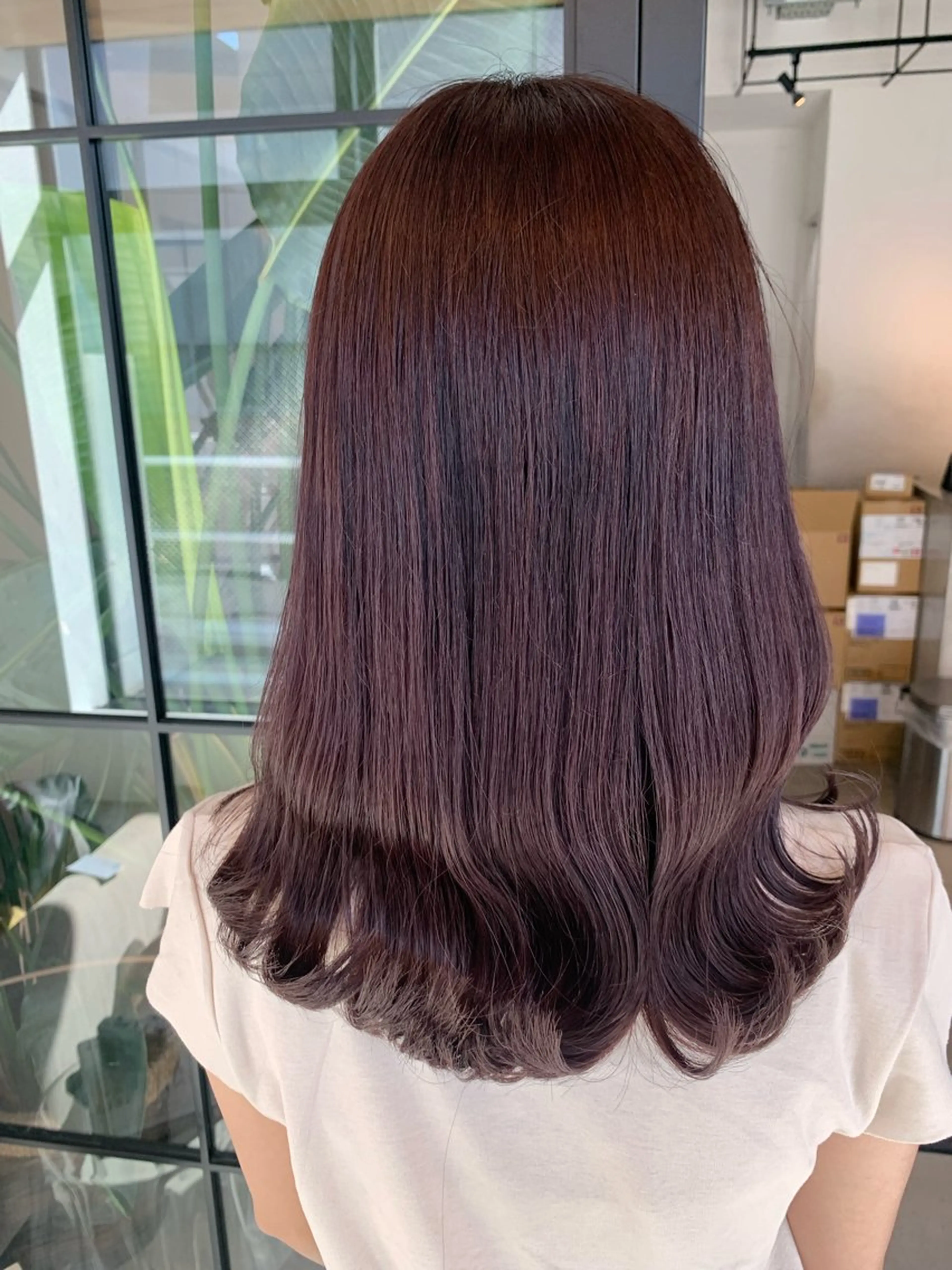 ミディアム カラー ベージュカラー🌿 新潟駅/青木結月のヘアスタイル