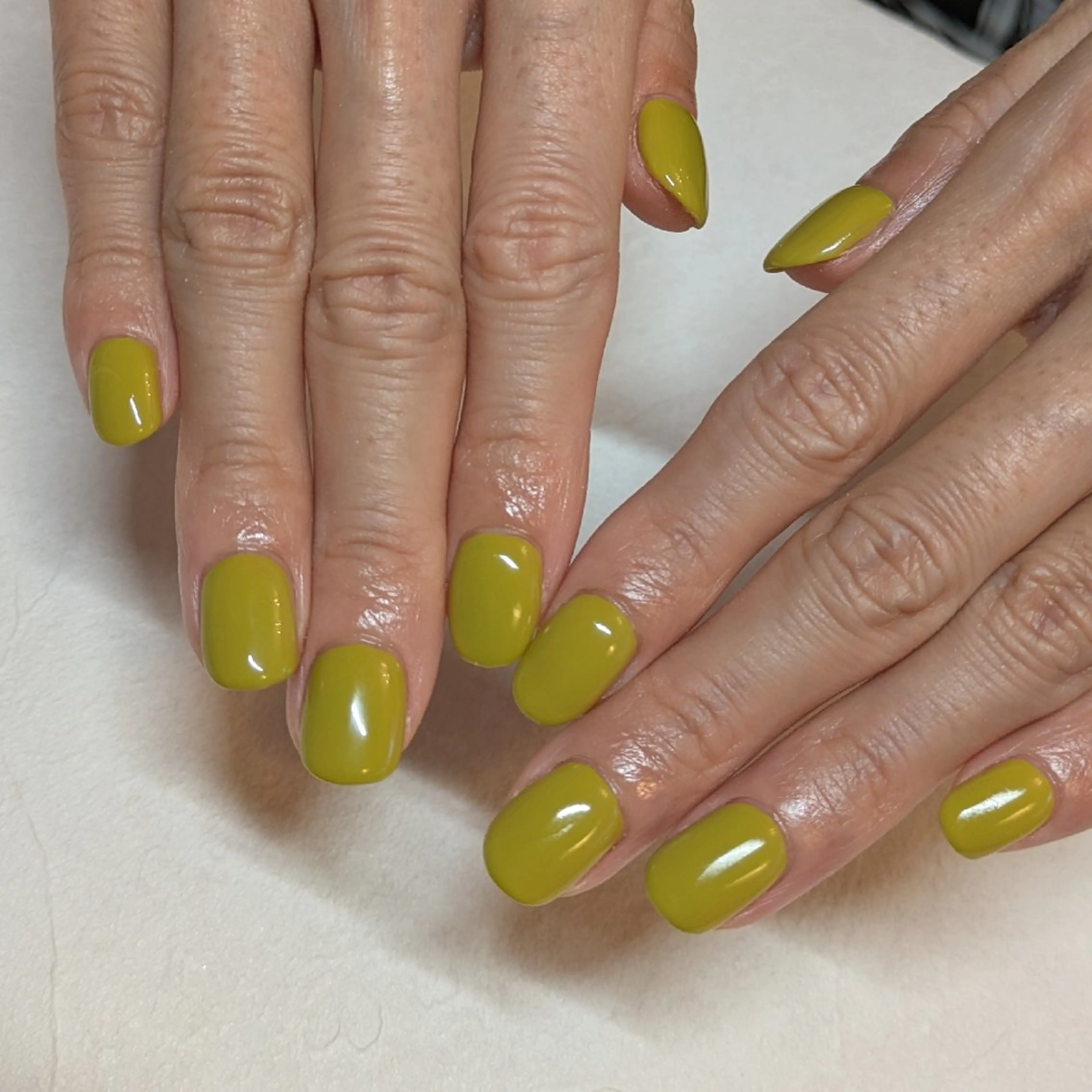 ネイル ワンカラーネイル ジェヌインネイル 河内のネイルデザイン