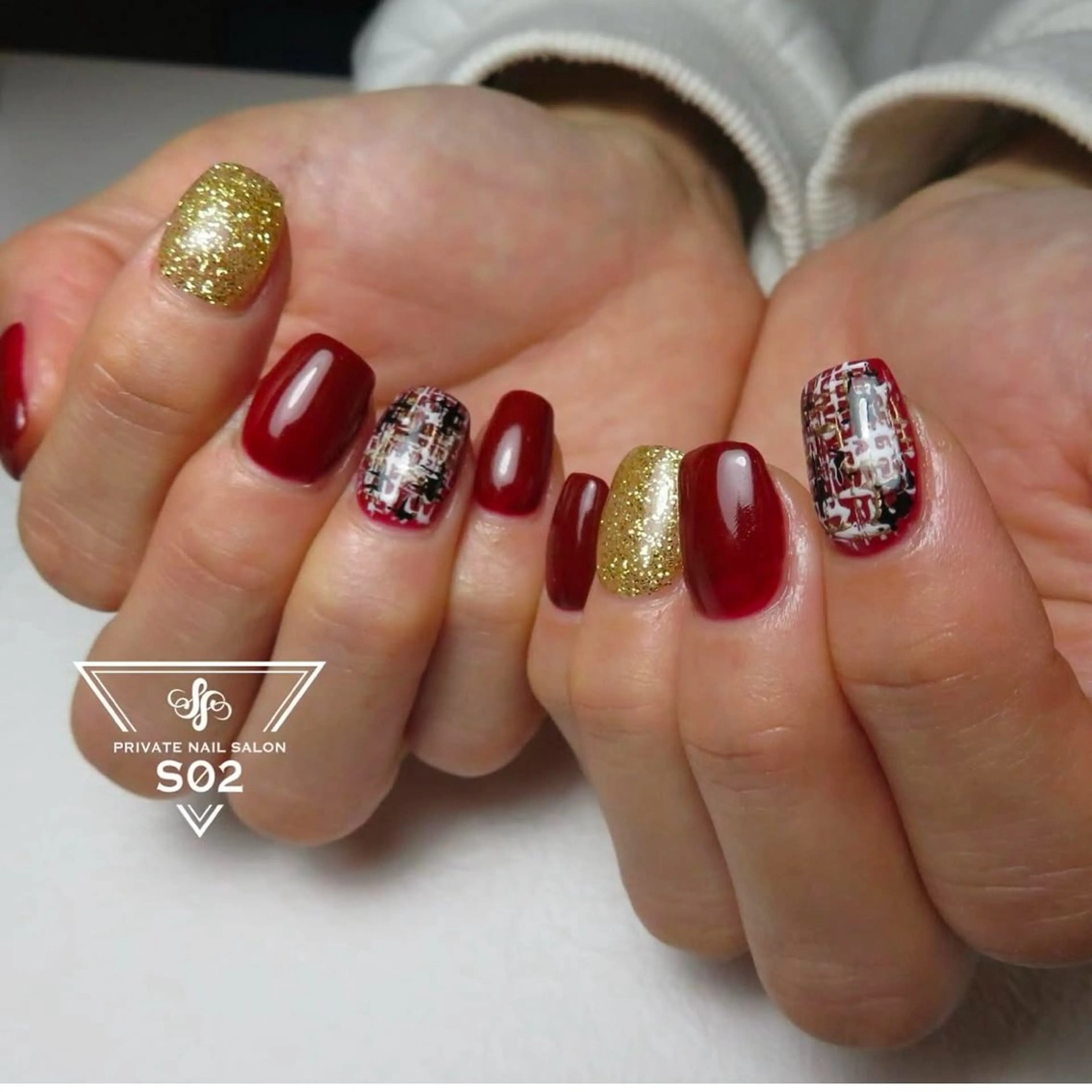 ネイル 持ち込み S02 𝙲𝚑𝚒𝚎のネイルデザイン