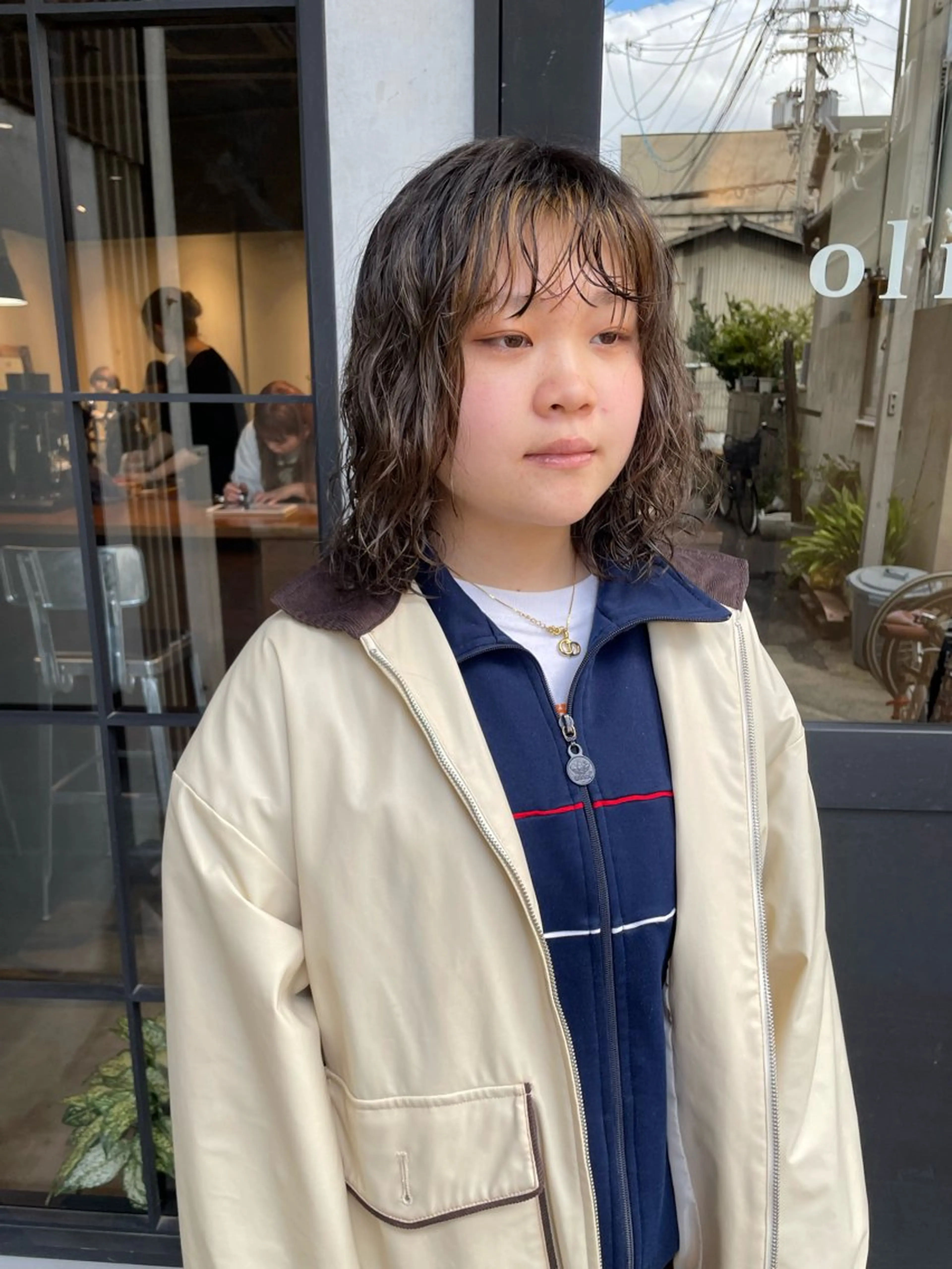 ミディアム カット パーマ トリートメント ボブ／パーマ指名 No. 1🍃れんとのヘアスタイル