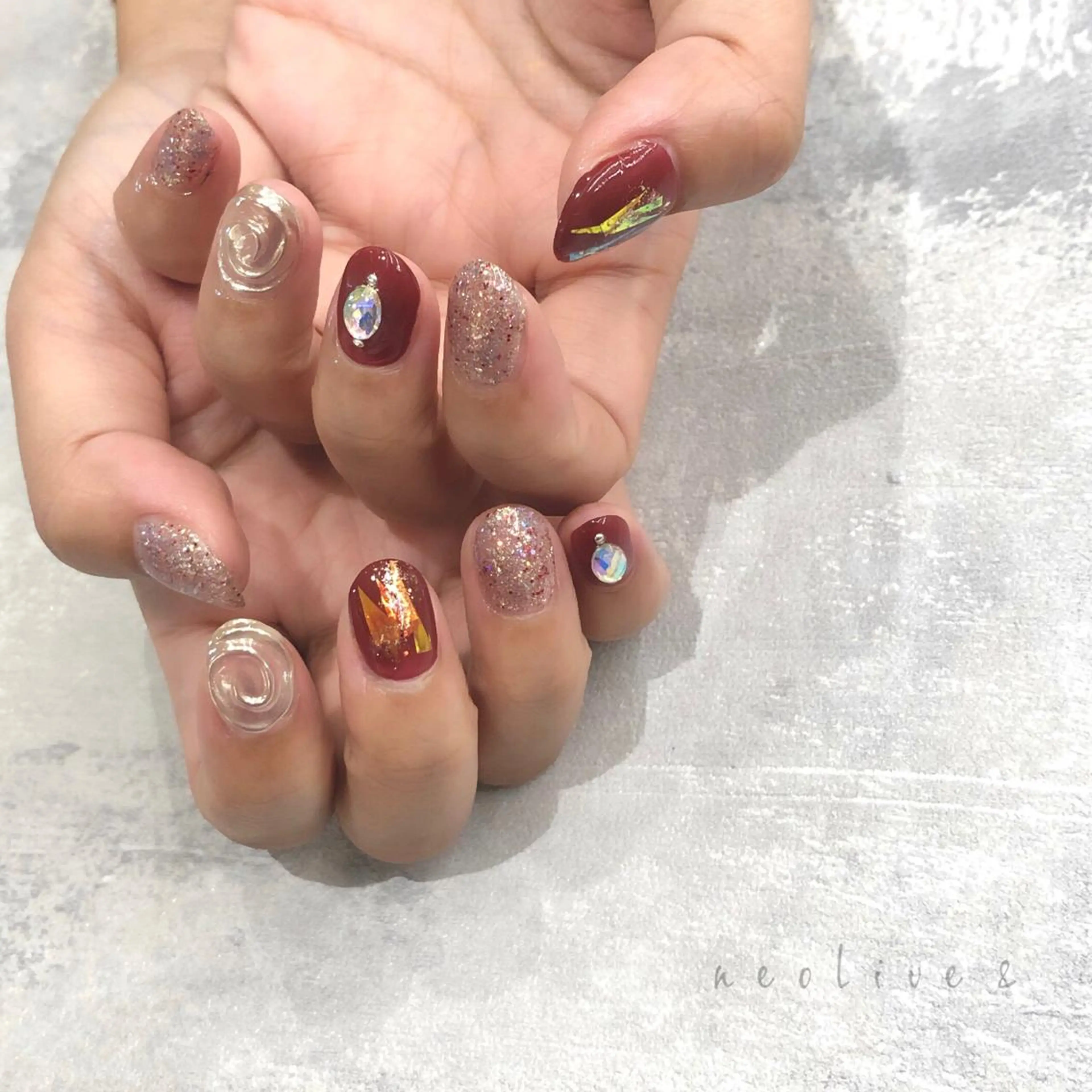 ネイル ハンドネイル Yuriko Omi パラジェル/渋谷のネイルデザイン