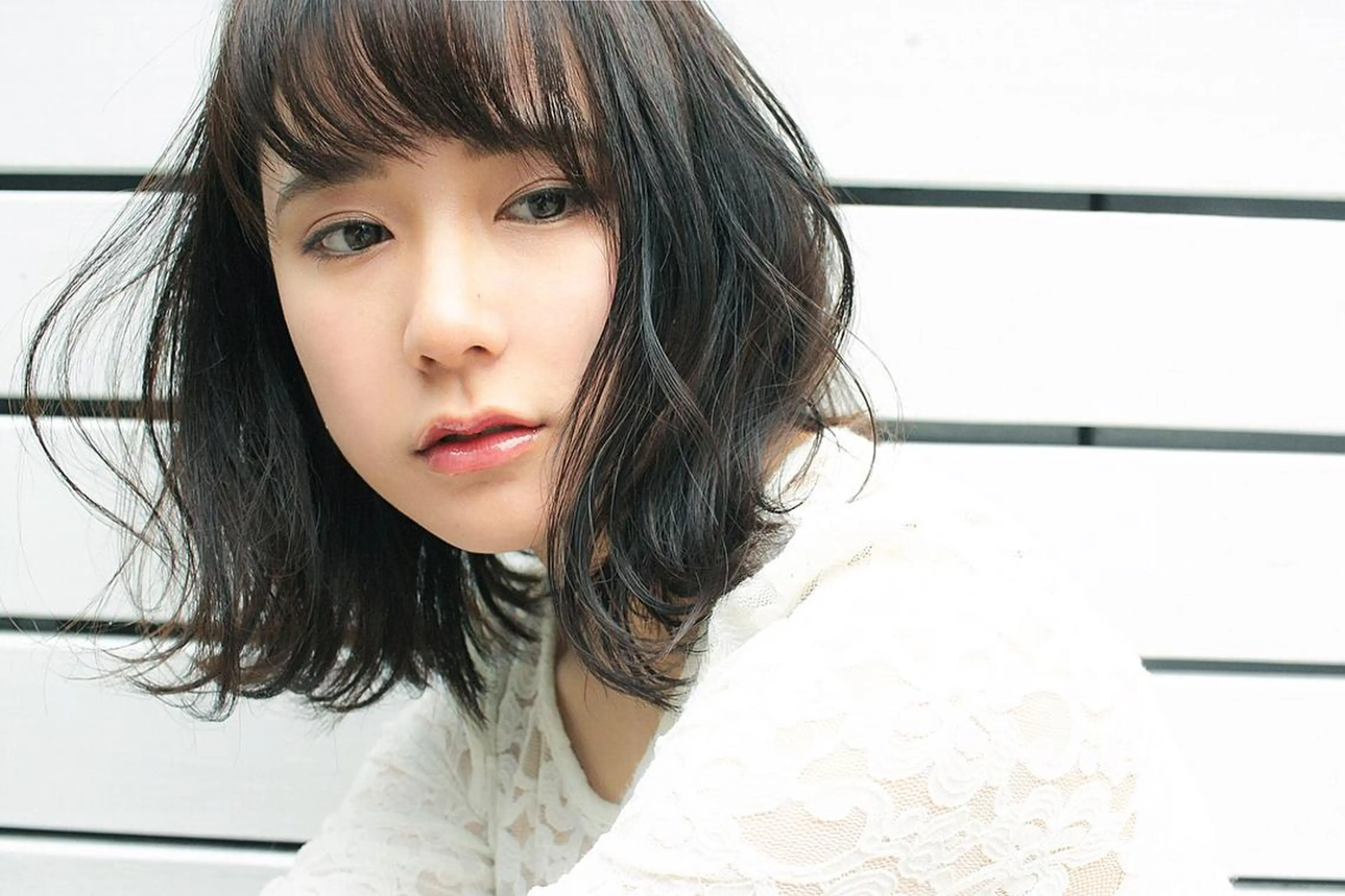 ミディアム エクステ（レミー毛） NINEのヘアスタイル