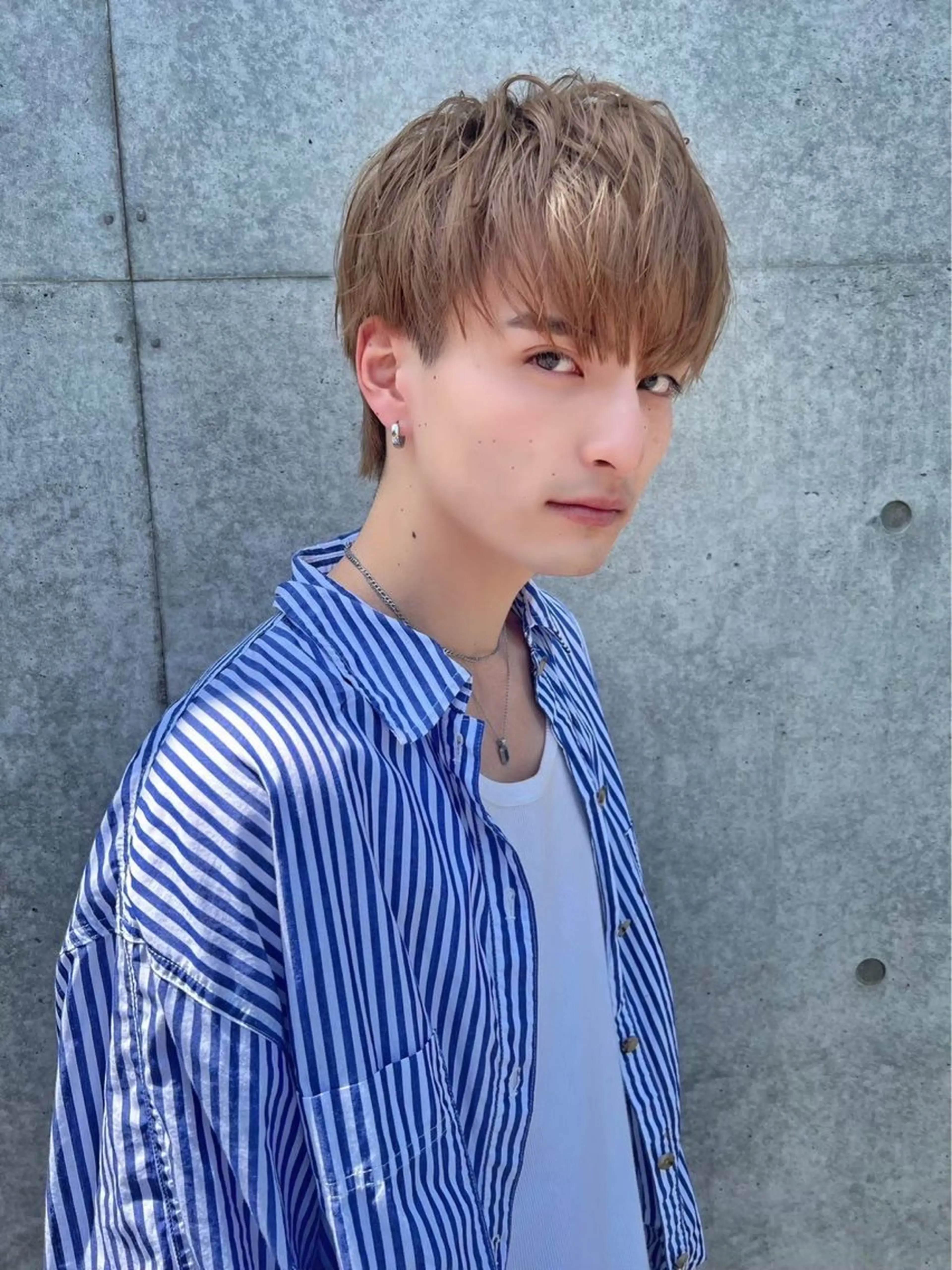 ショート カラー メンズ カット ヘアカラー トリートメント ヘッドスパ ヘアセット 🔥メンズ特化🔥 藍斗のヘアスタイル