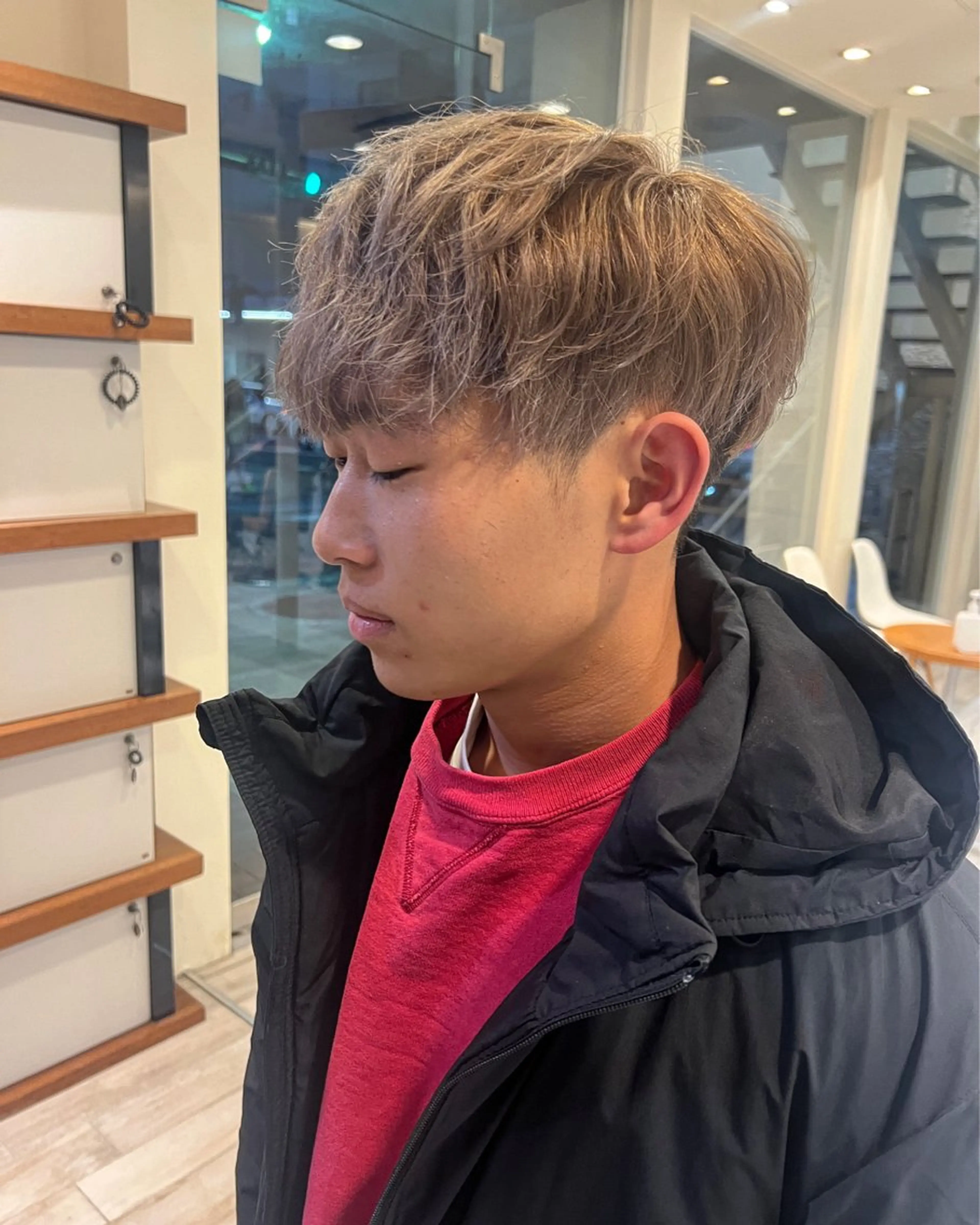 ショート カラー メンズ タナカ マヤ/金沢八景のヘアスタイル