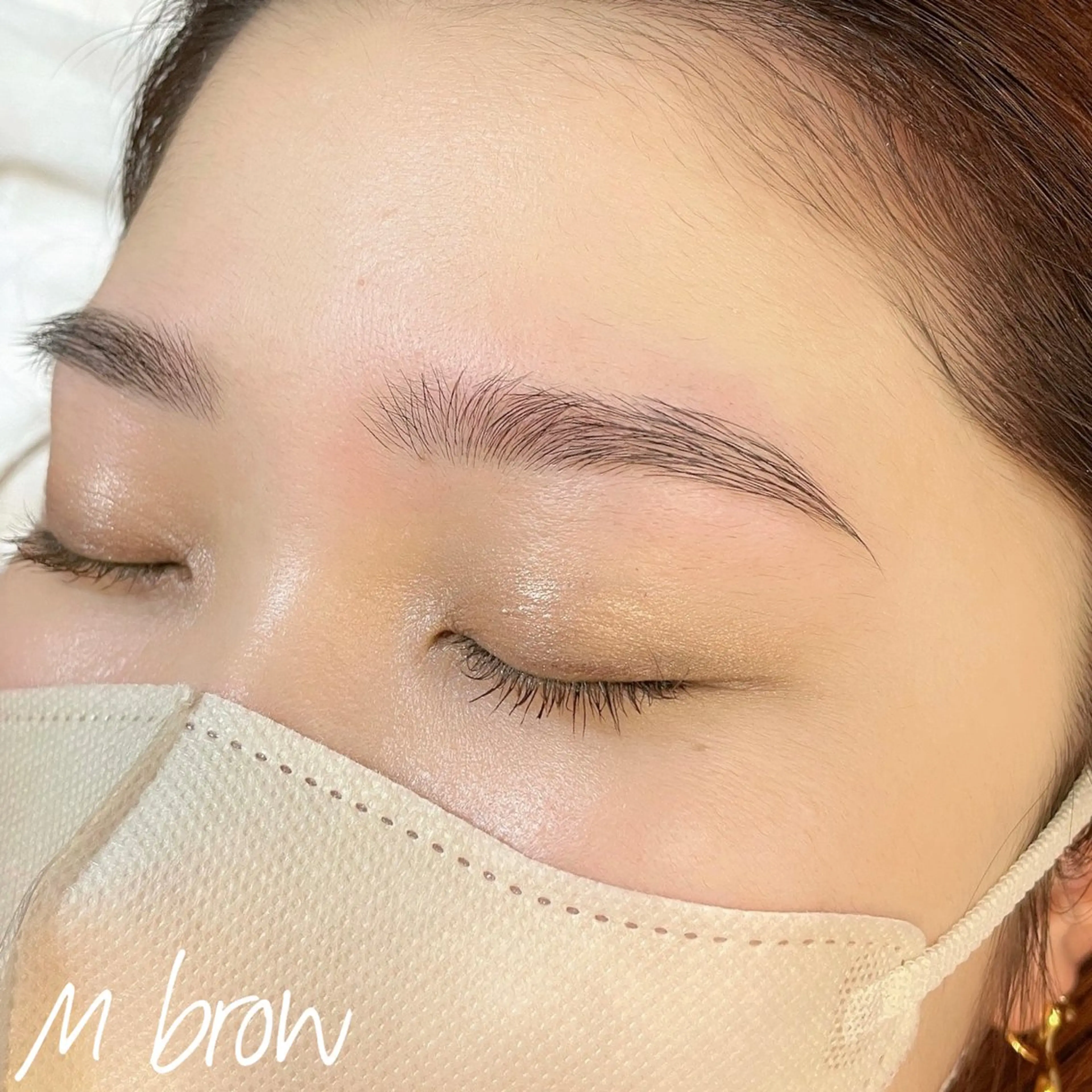 アイブロウ ワックス脱毛 🎀🫧memoto 中津店🫧🎀のマツエク・マツパデザイン