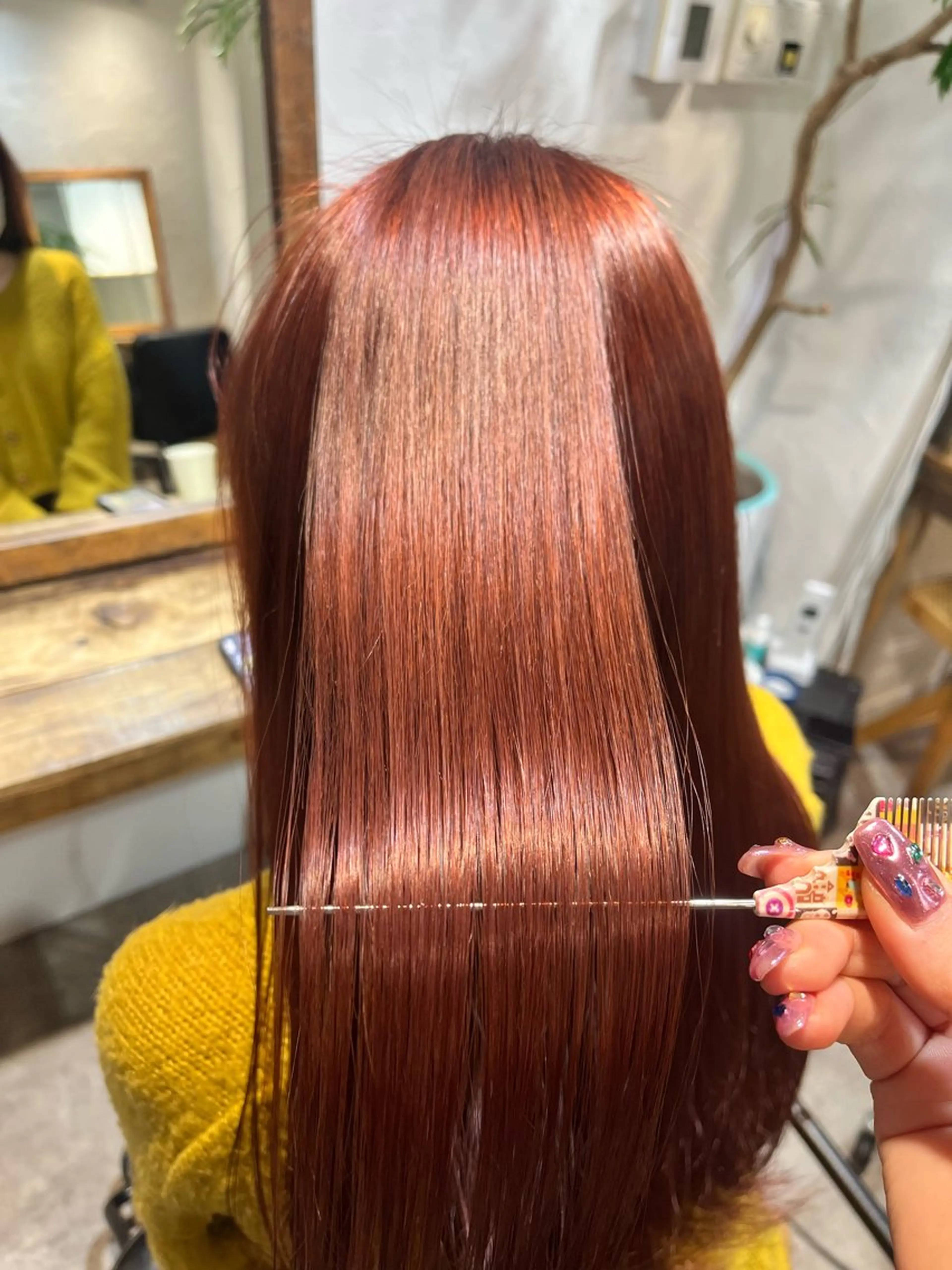 カラー ヘアカラー トリートメント 新宿/髪質改善 艶カラー👶Renaのヘアスタイル