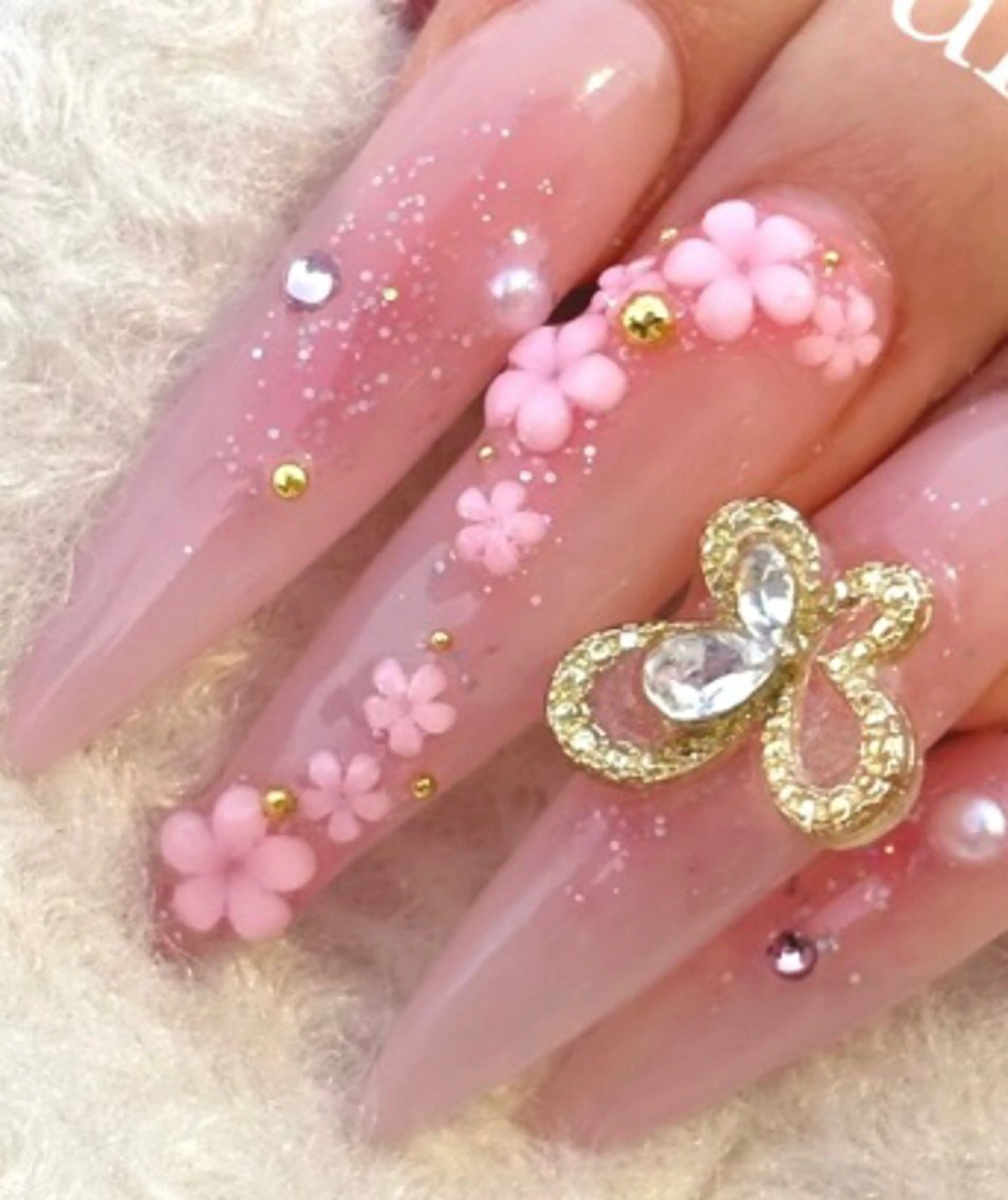 ネイル フレンチネイル ジェルネイル ガラスフレンチ グラデーション 韓国ネイル 大門浜松町 ネイルのネイルデザイン