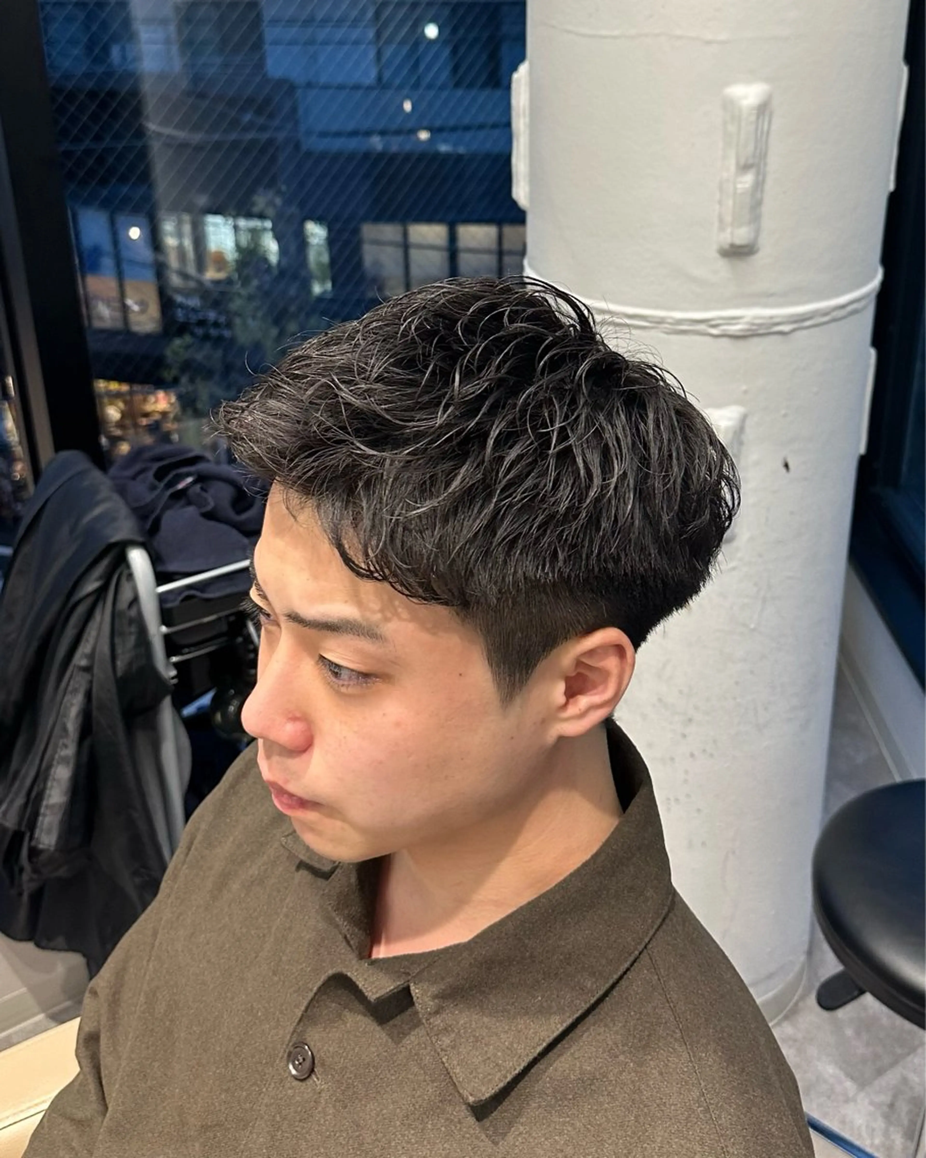 ショート パーマ メンズ パーマ SALOWIN下北No.R店所属・下北沢／メンズヘア/ メンズパーマ/優樹のヘアスタイル