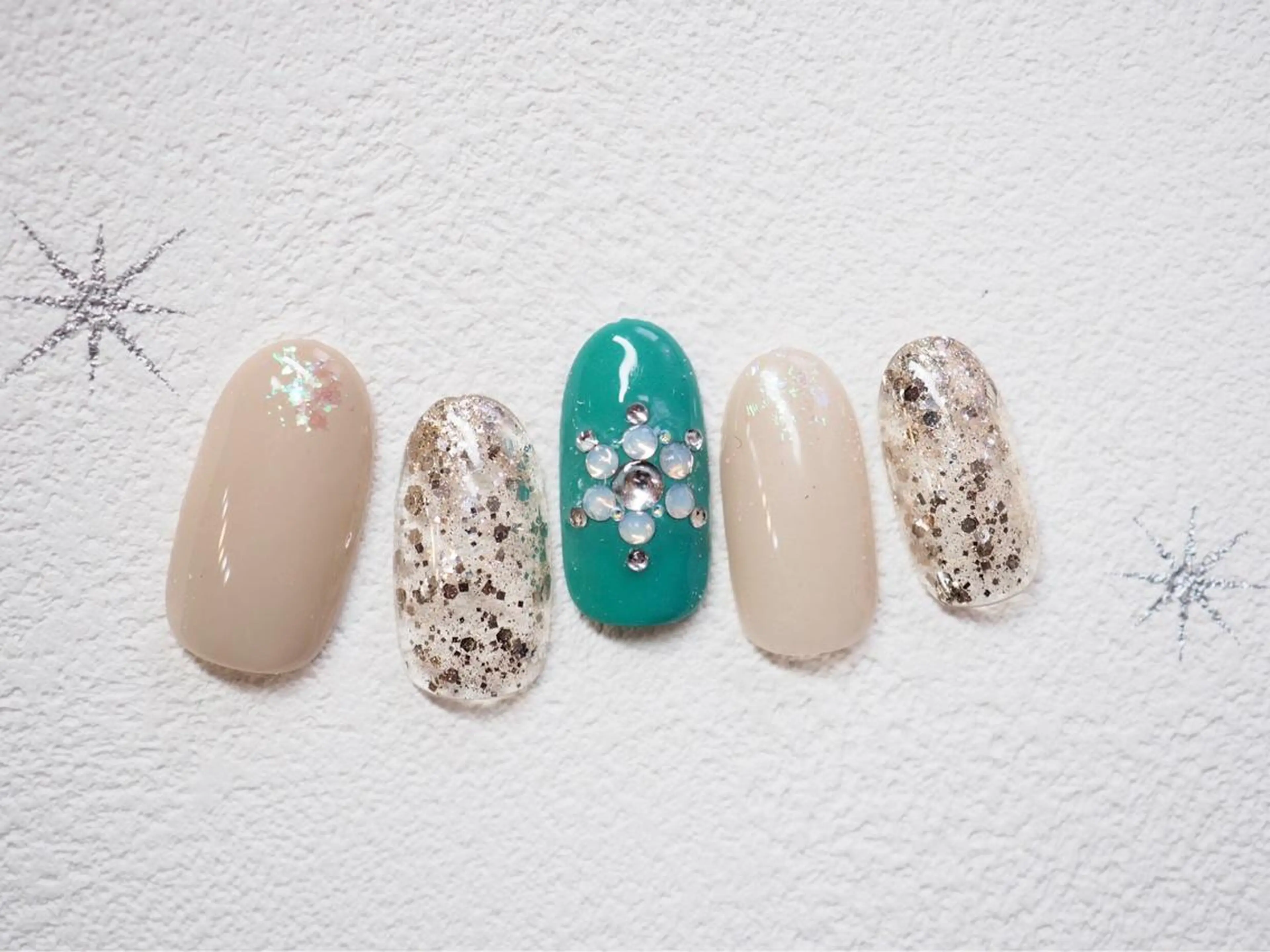 ネイル ハンドネイル トップネイリスト Ribbon立川店のネイルデザイン