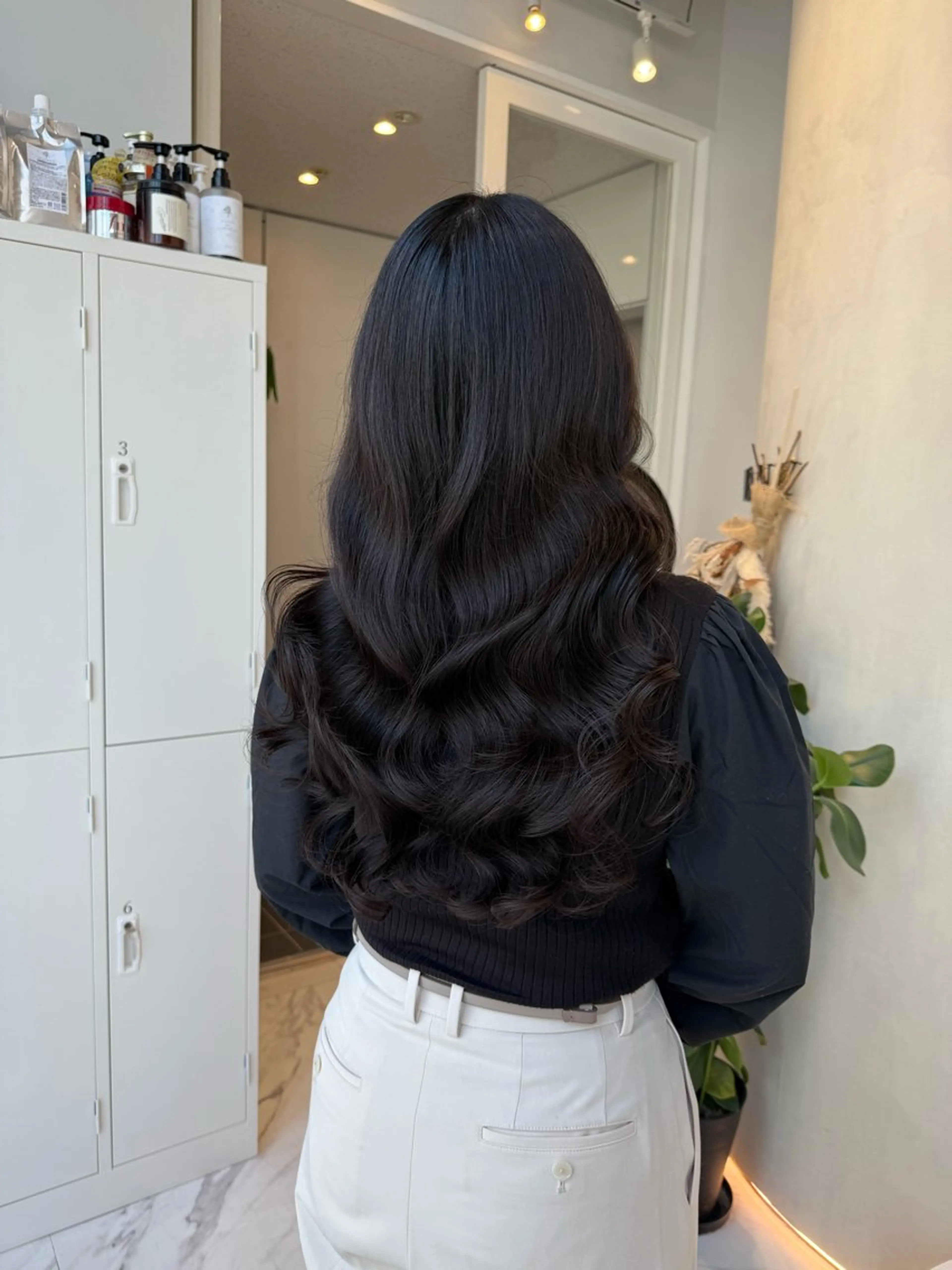 ロング ARMONY 神宮前所属・コテ巻き風パーマ 🦋そま🦋のヘアスタイル