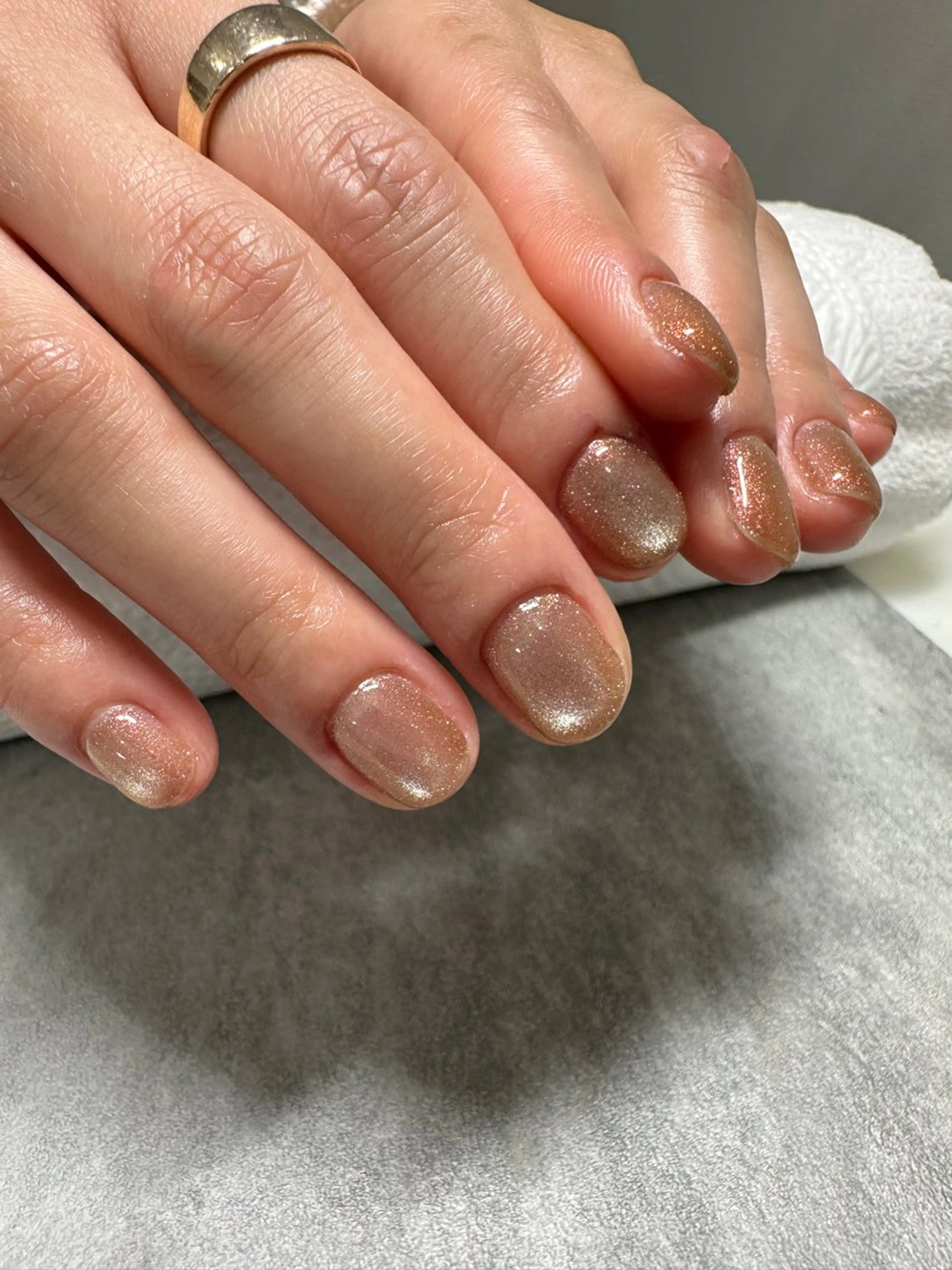 ネイル オーロラネイル マグネットネイル ルミエナ銀座 MUKAEDAのネイルデザイン