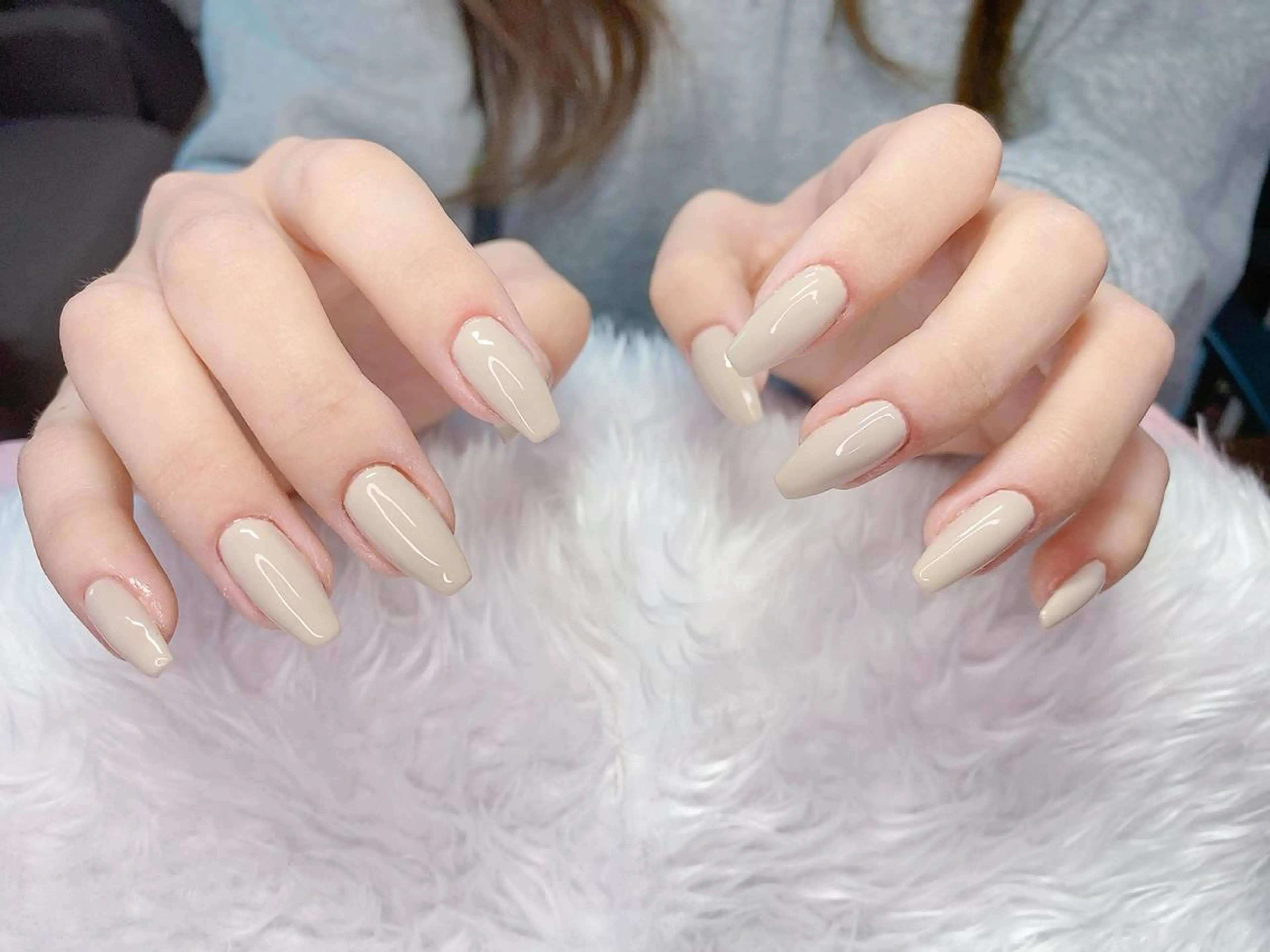 【🌸オフ込み価格🌸】シンプル好きにはたまらない❗大人ワンカラー・ラメ💅✨の写真