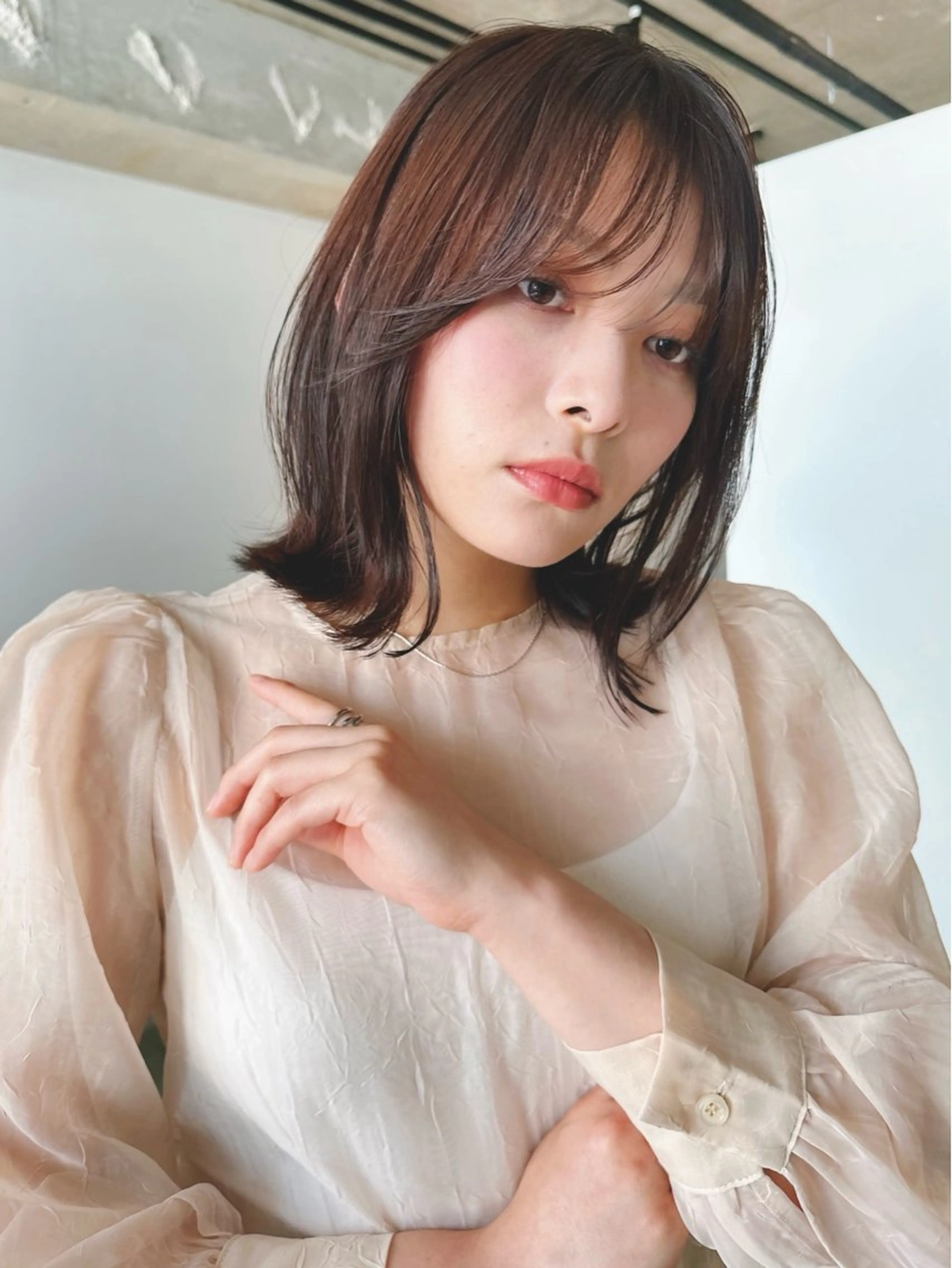 ショート カラー パーマ 🫧小顔×似合わせ× 透明感カラー🫧のヘアスタイル