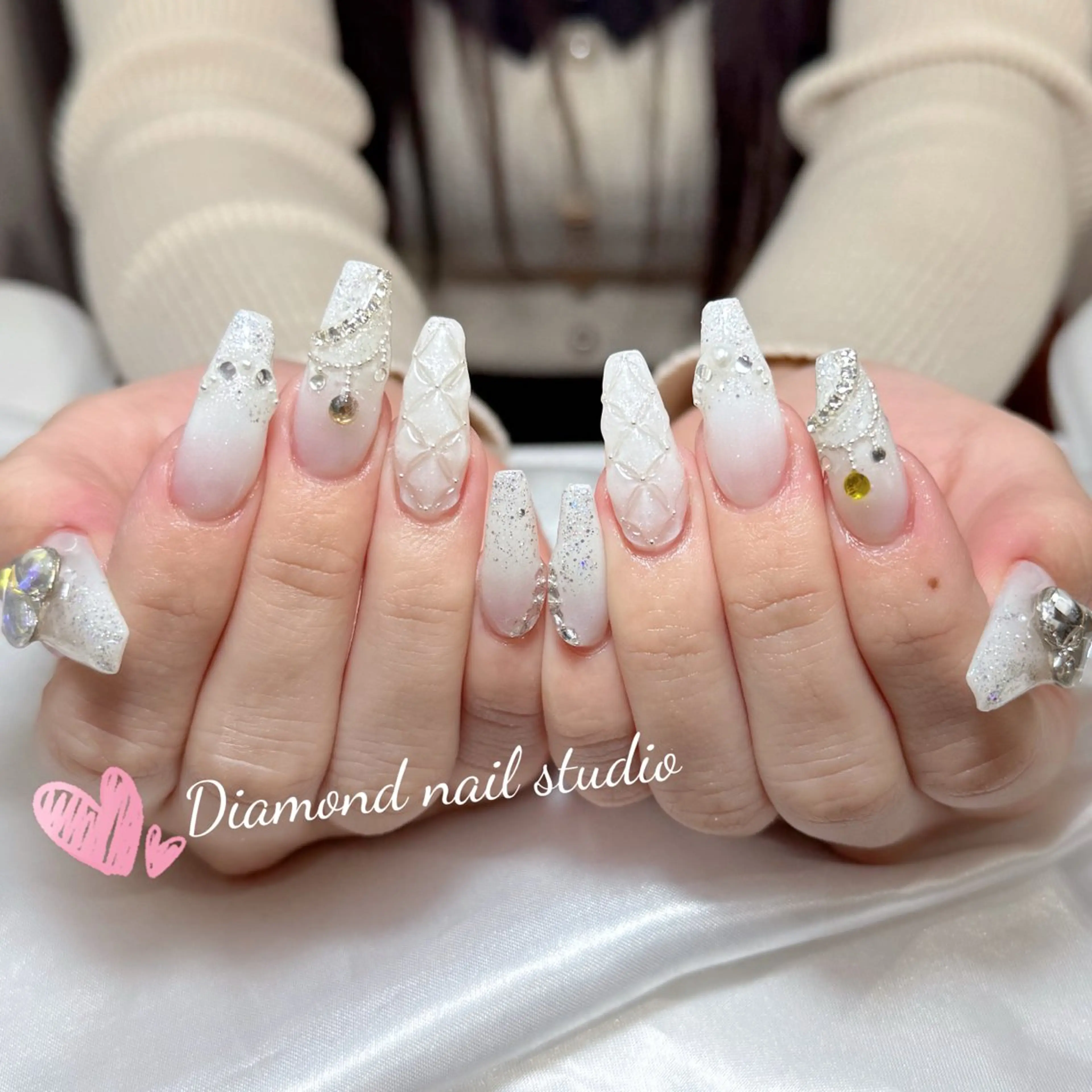 ネイル ハンドネイル ハンドケア Saki 🍒のネイルデザイン