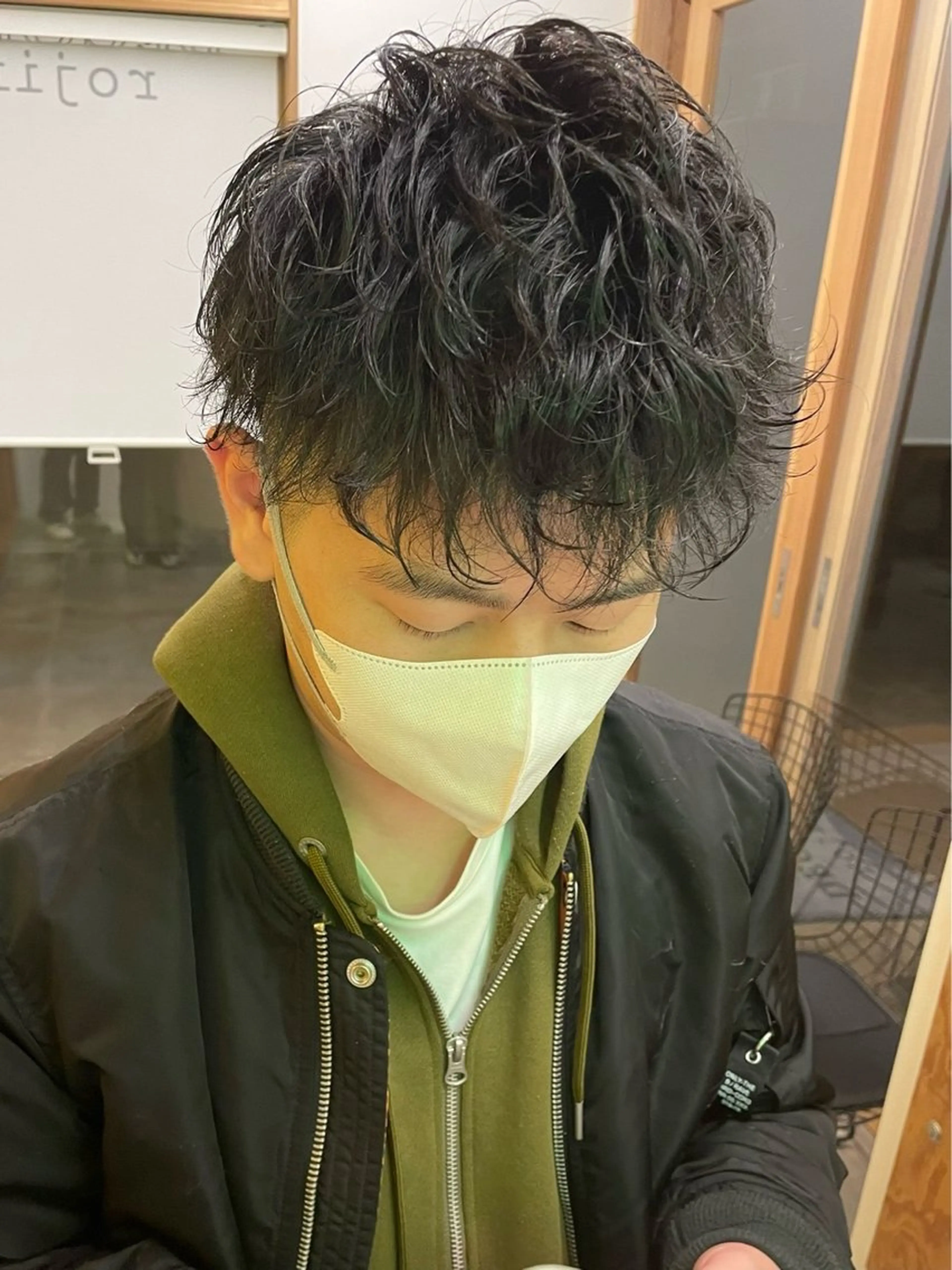 パーマ カット パーマ 🫧DECORA 🫧望月涼🫧韓国風のヘアスタイル