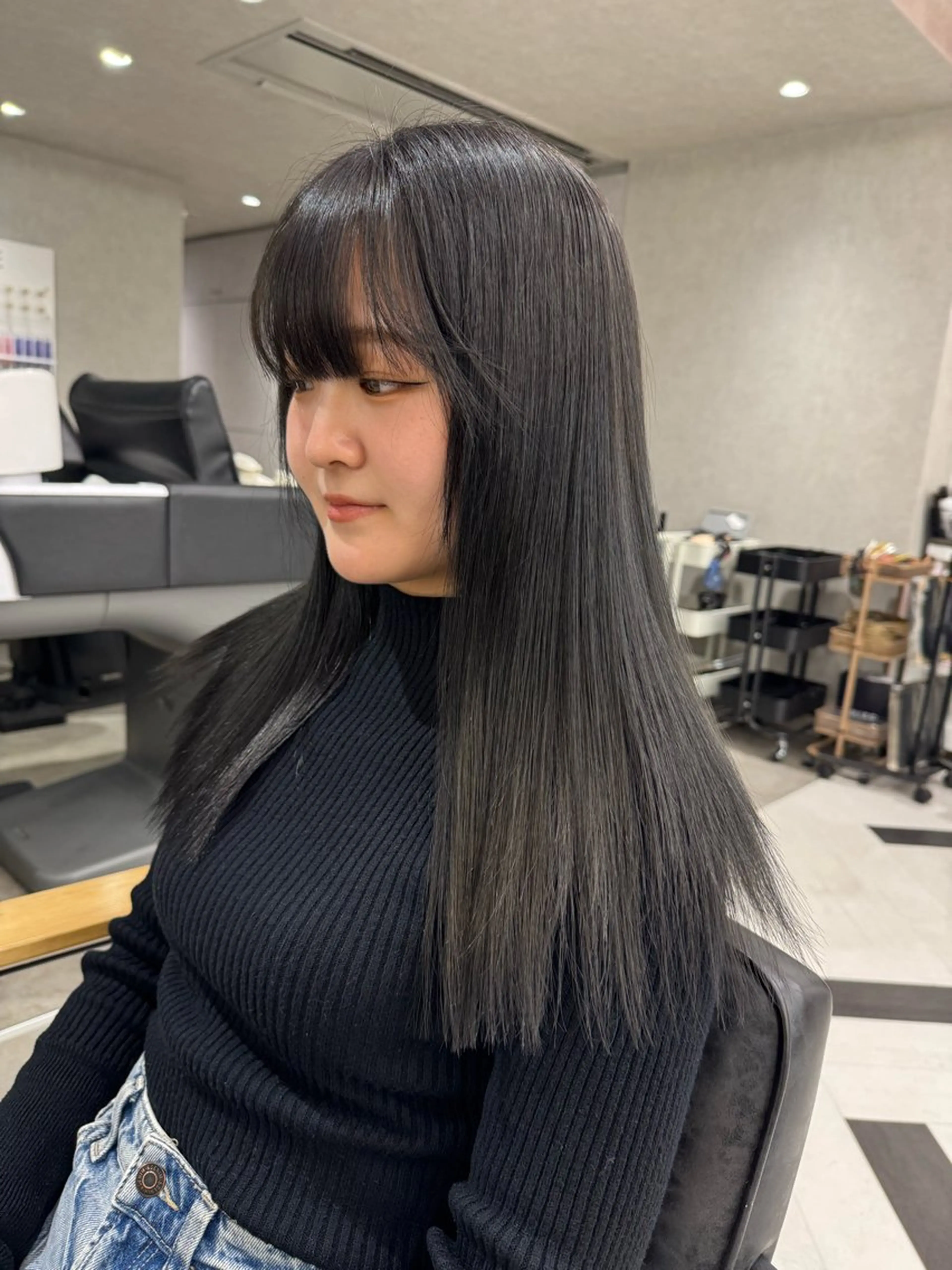 カラー ヘアカラー ルイ☆【ボブ/メンズ /酸性ストレート】のヘアスタイル