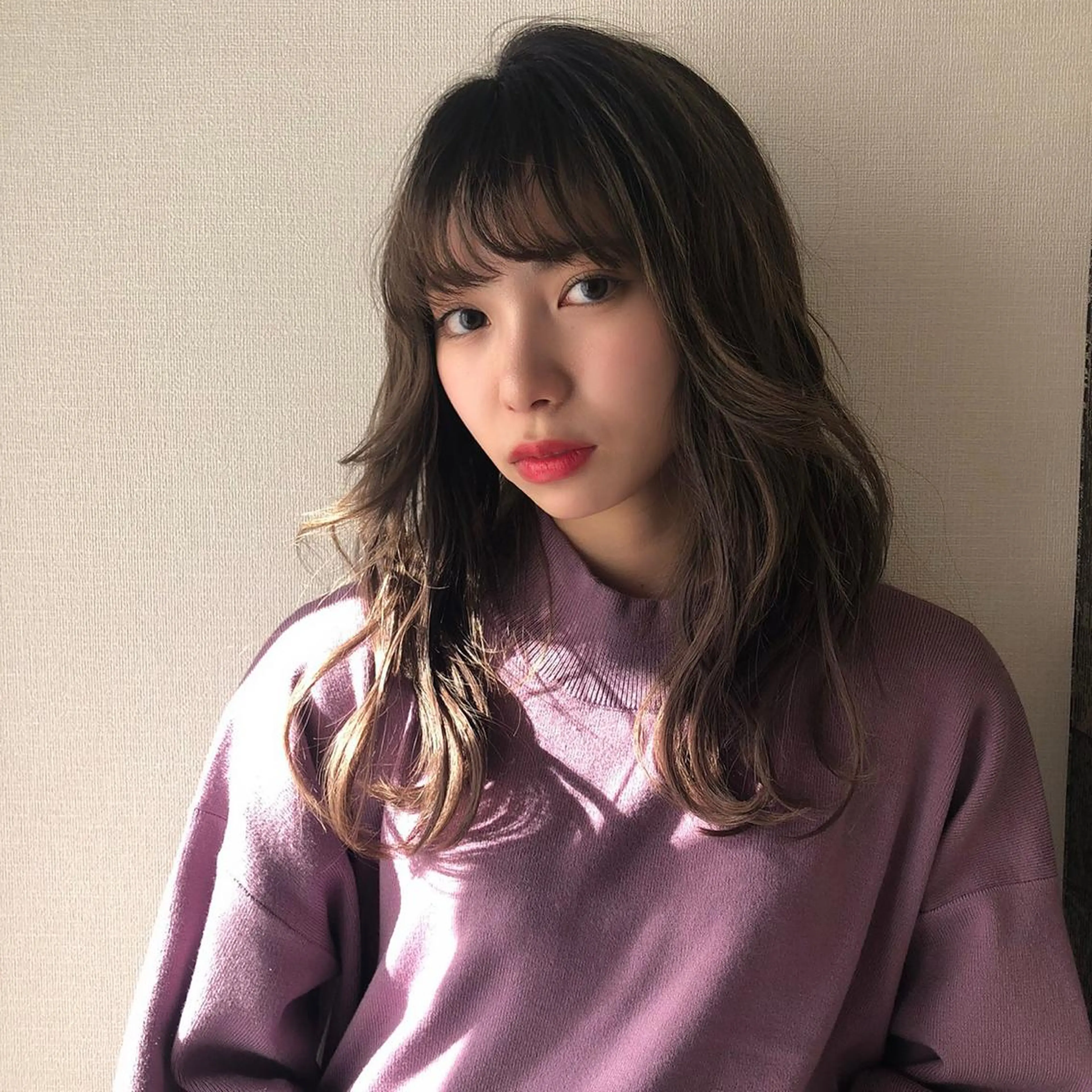 セミロング レイヤーと顔まわり 大好き❣️関口拓馬のヘアスタイル