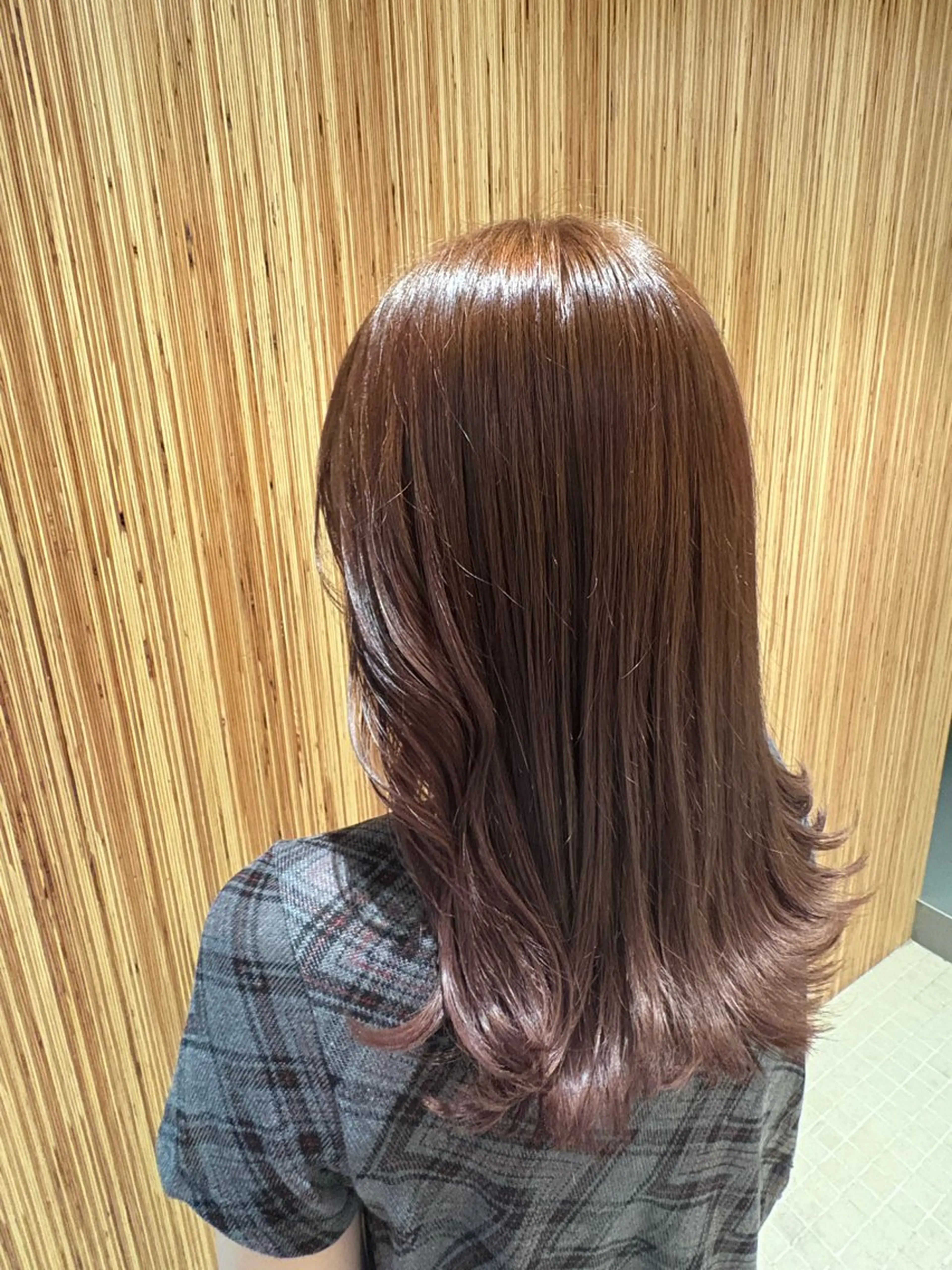 セミロング こすげ あさみのヘアスタイル